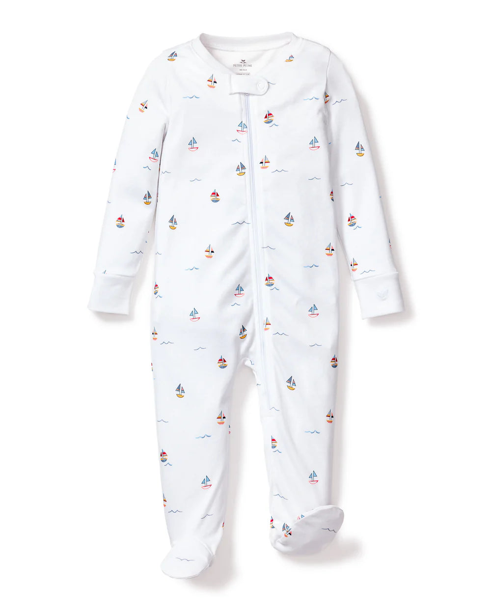 Baby Pima Romper- Bateau