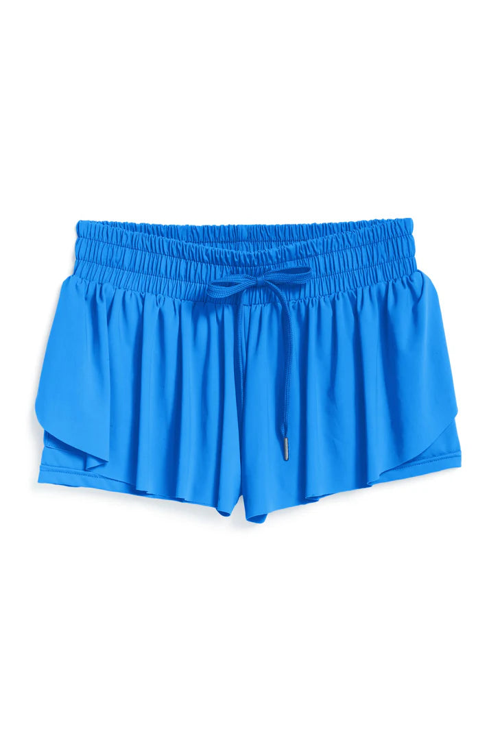 Butterfly Shorts- Bright Blue
