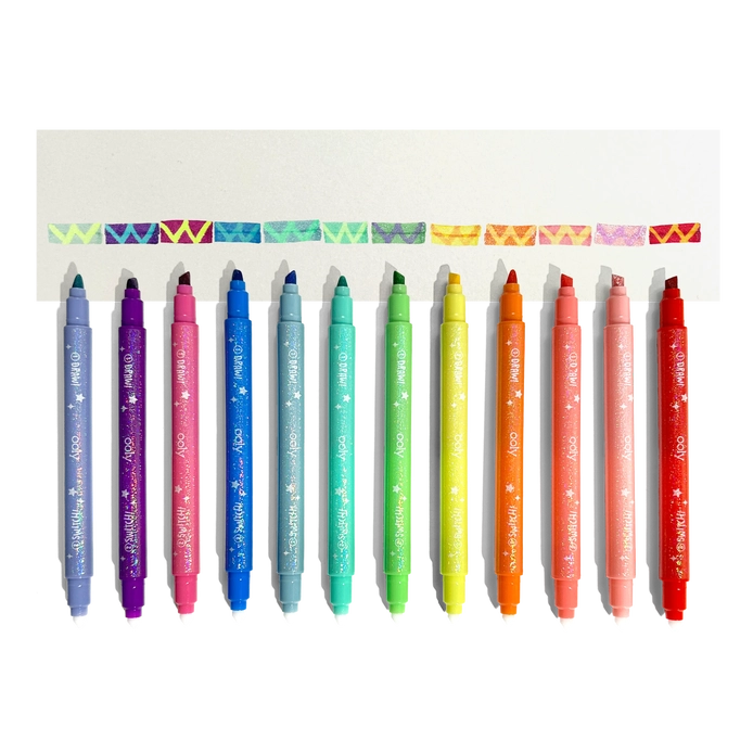 Switch-Eroo Sparkle Glittery Color Changing Markers
