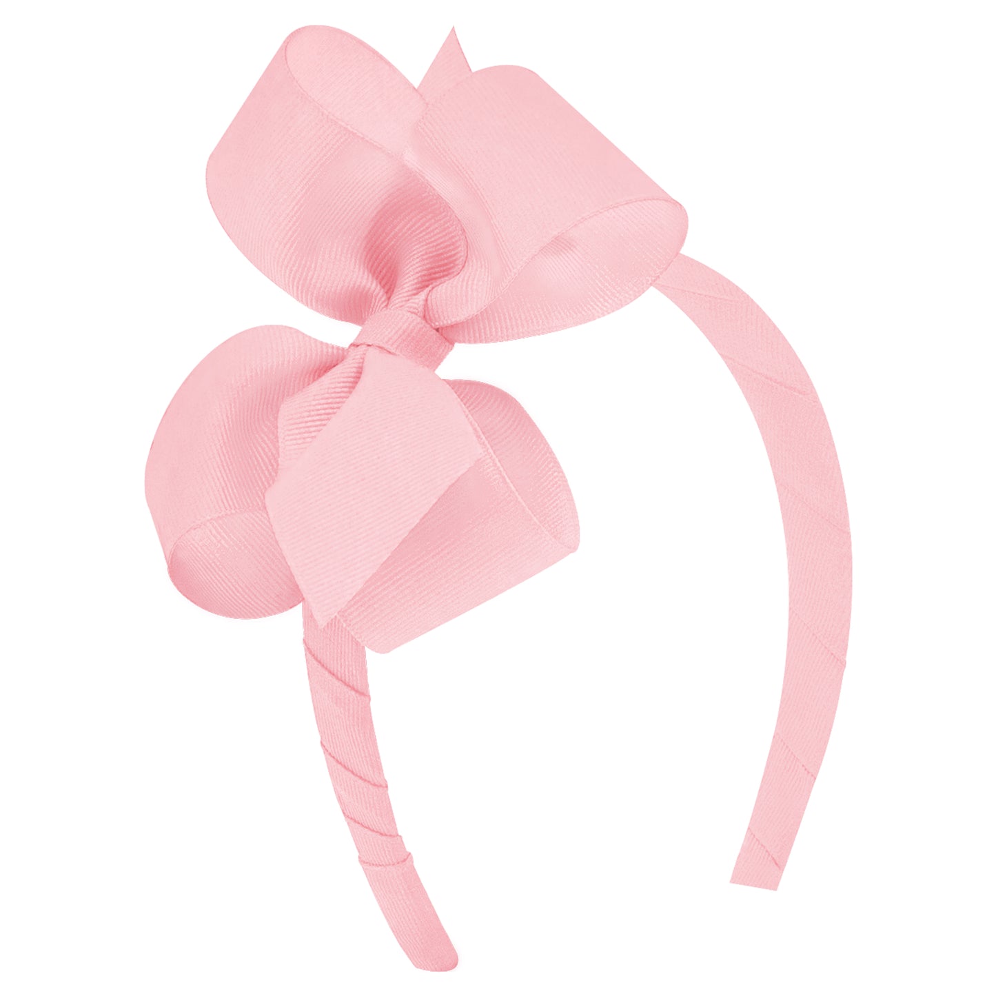 Medium Classic Grosgrain Girls Hair Bow on Headband (More Colors)