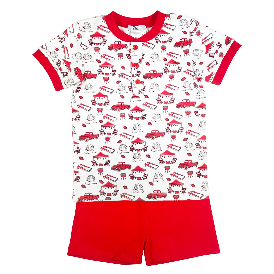 Bulldog Shorts Set