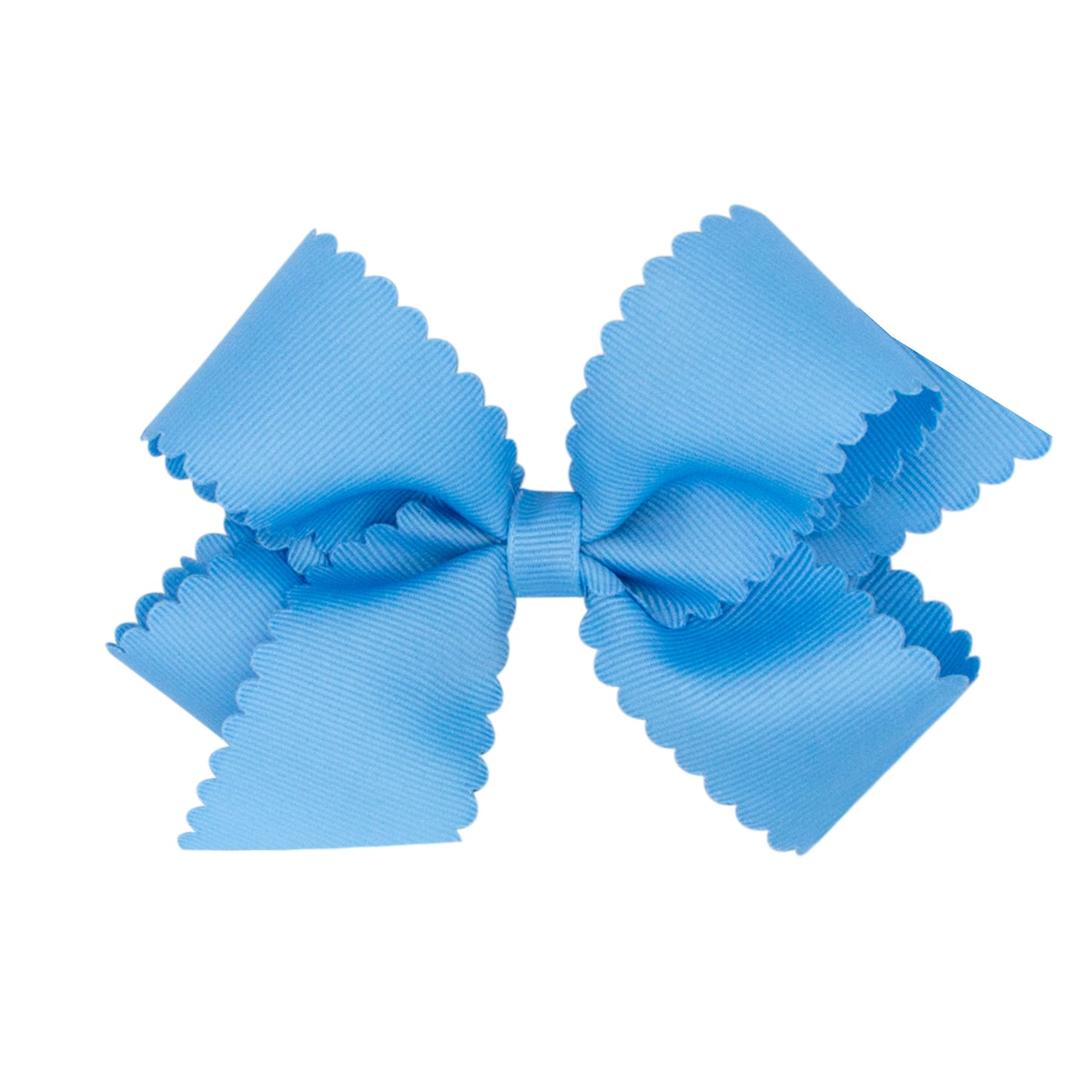 Medium Grosgrain Hair Bow with Scalloped Edge (More Colors)