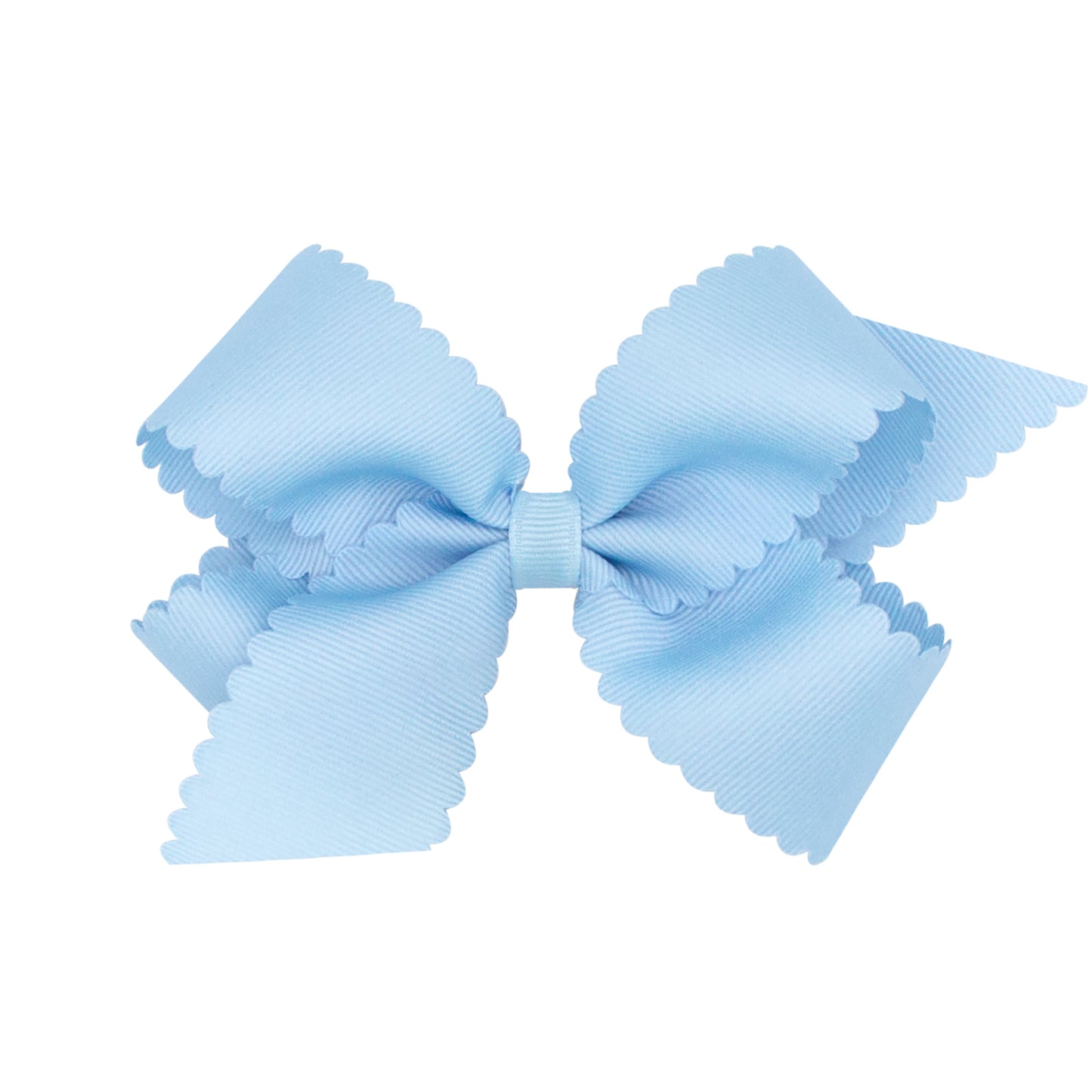 Medium Grosgrain Hair Bow with Scalloped Edge (More Colors)