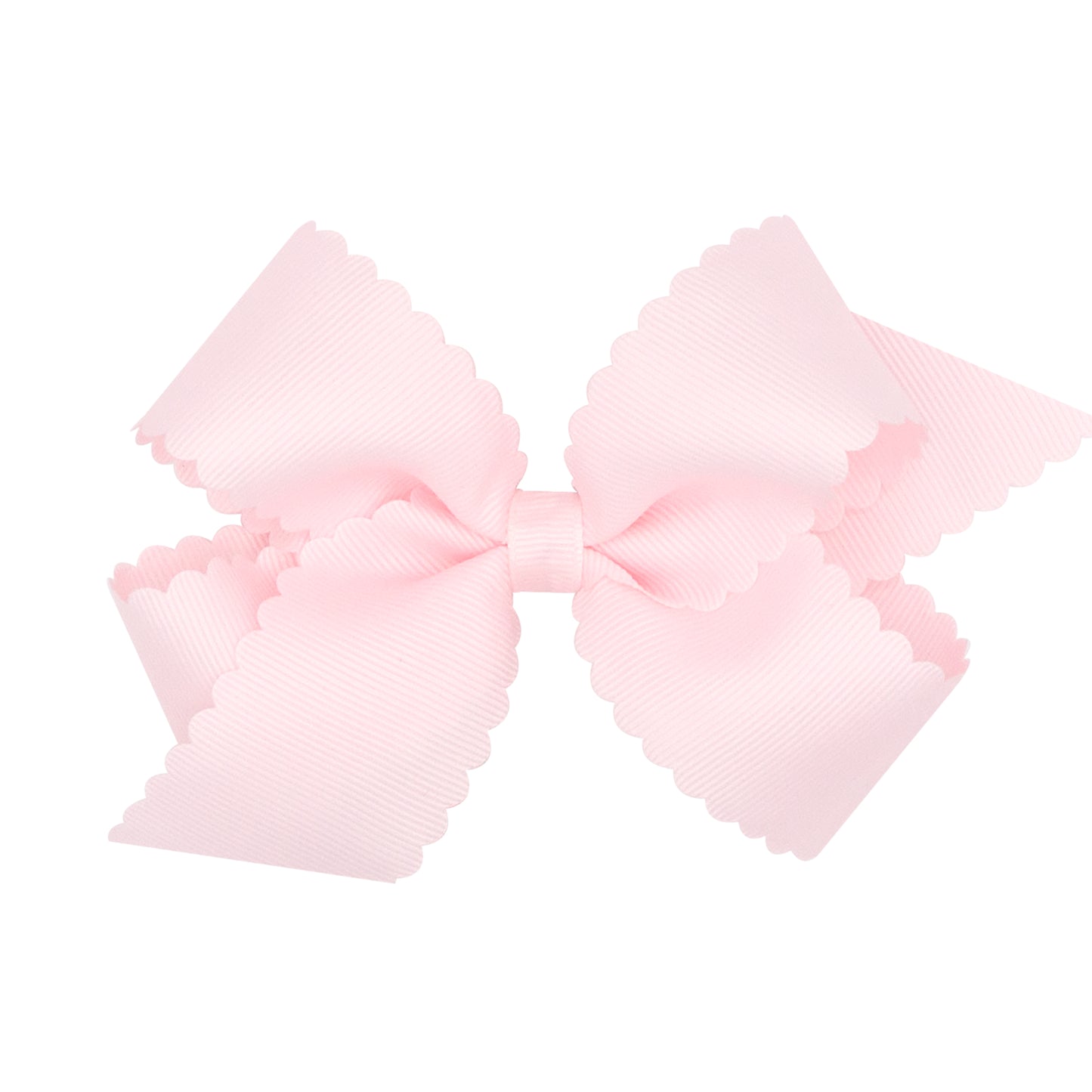 Medium Grosgrain Hair Bow with Scalloped Edge (More Colors)