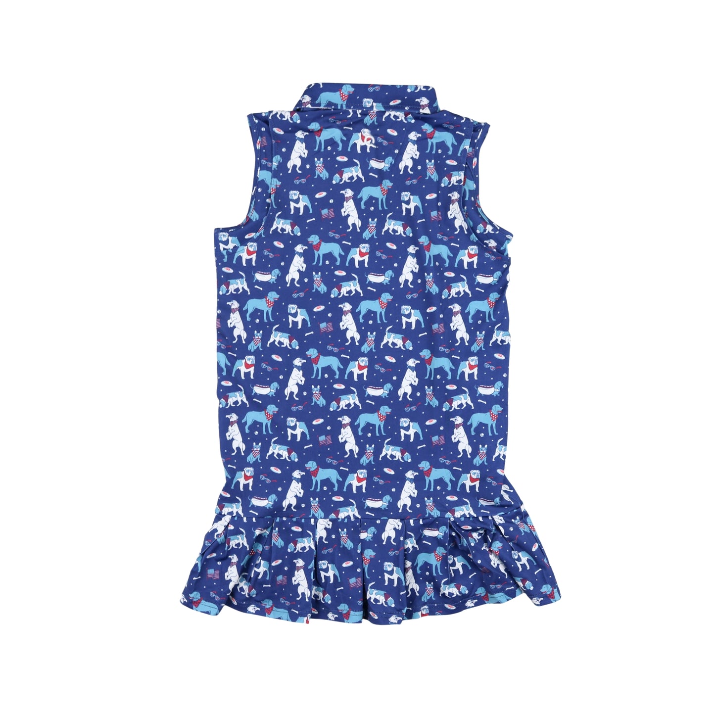 Performance Polo Dress- Yankee Doodle Dogs