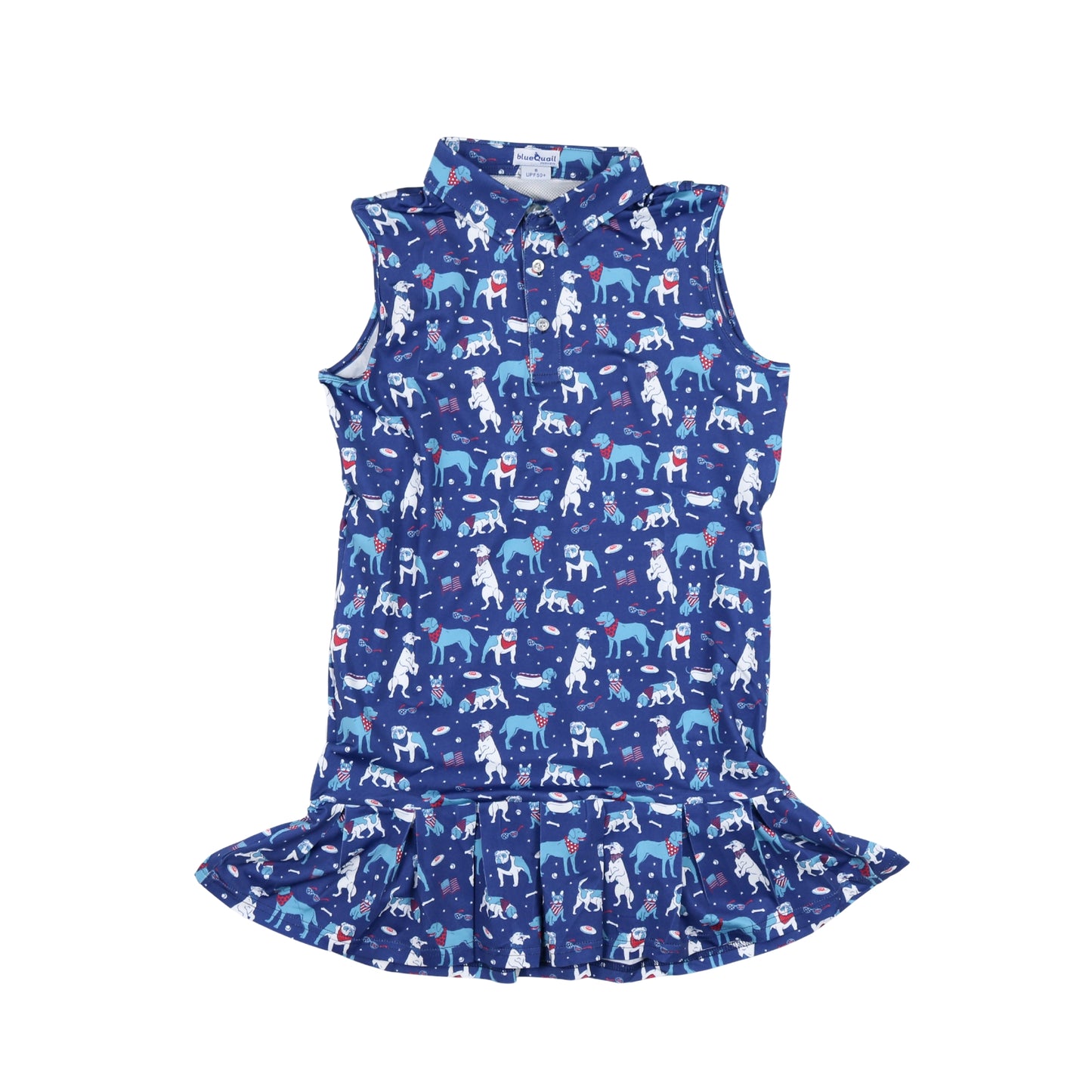 Performance Polo Dress- Yankee Doodle Dogs