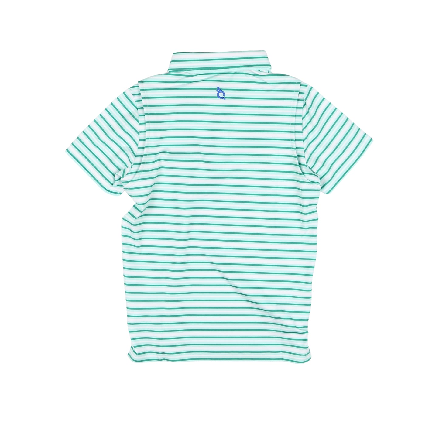 Performance Polo Shirt- Emerald Stripe