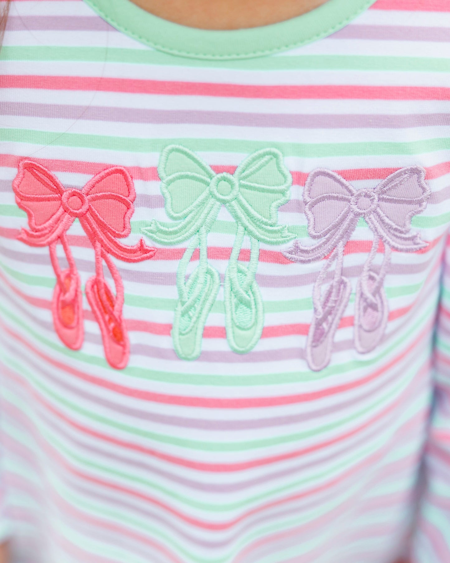 PRE-ORDER Bows & Ballet Ruffle Pant Set