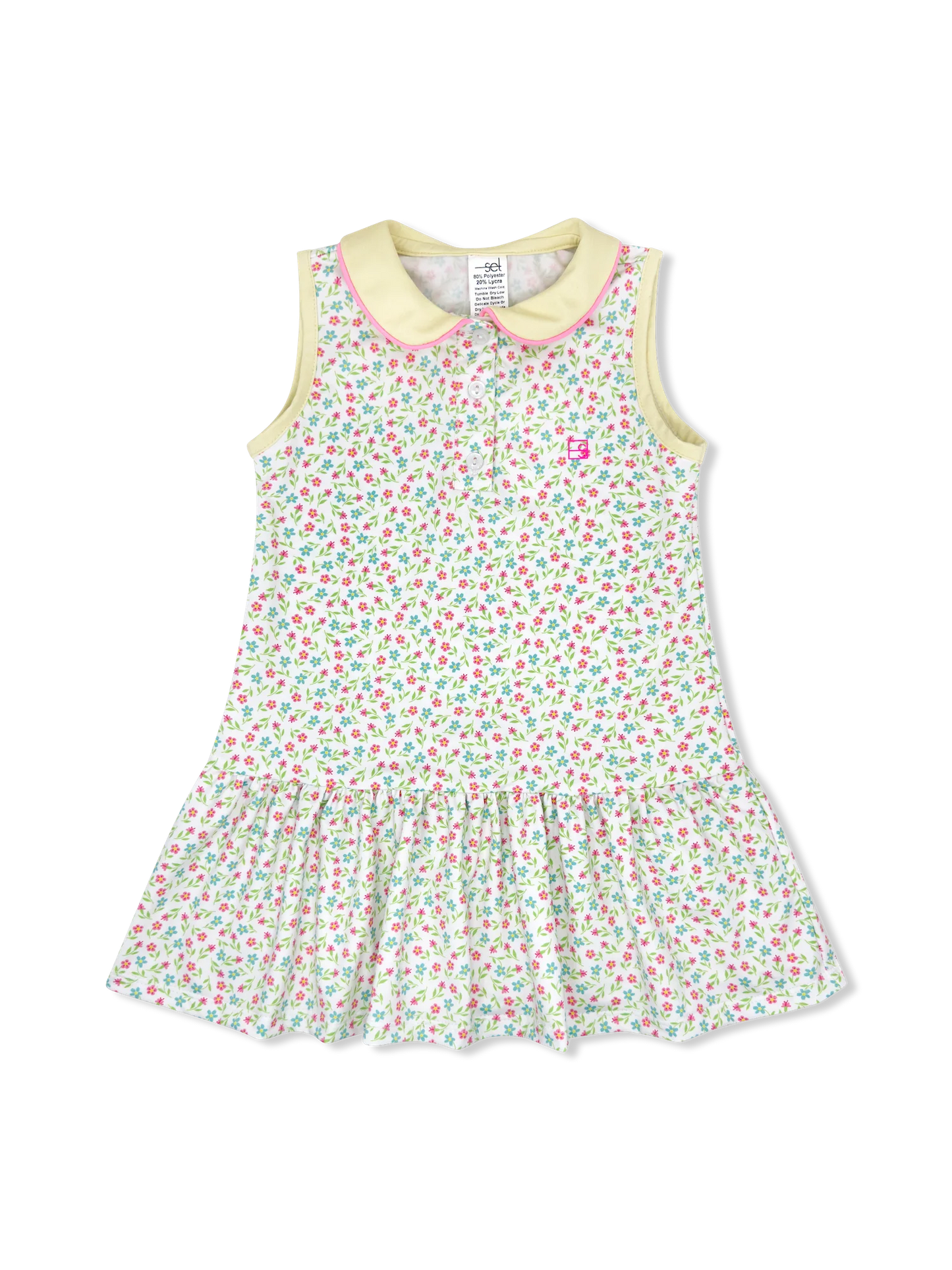 Darla Dress - Petal Pop Floral/ Sunshine Yellow/ Flamingo Pink