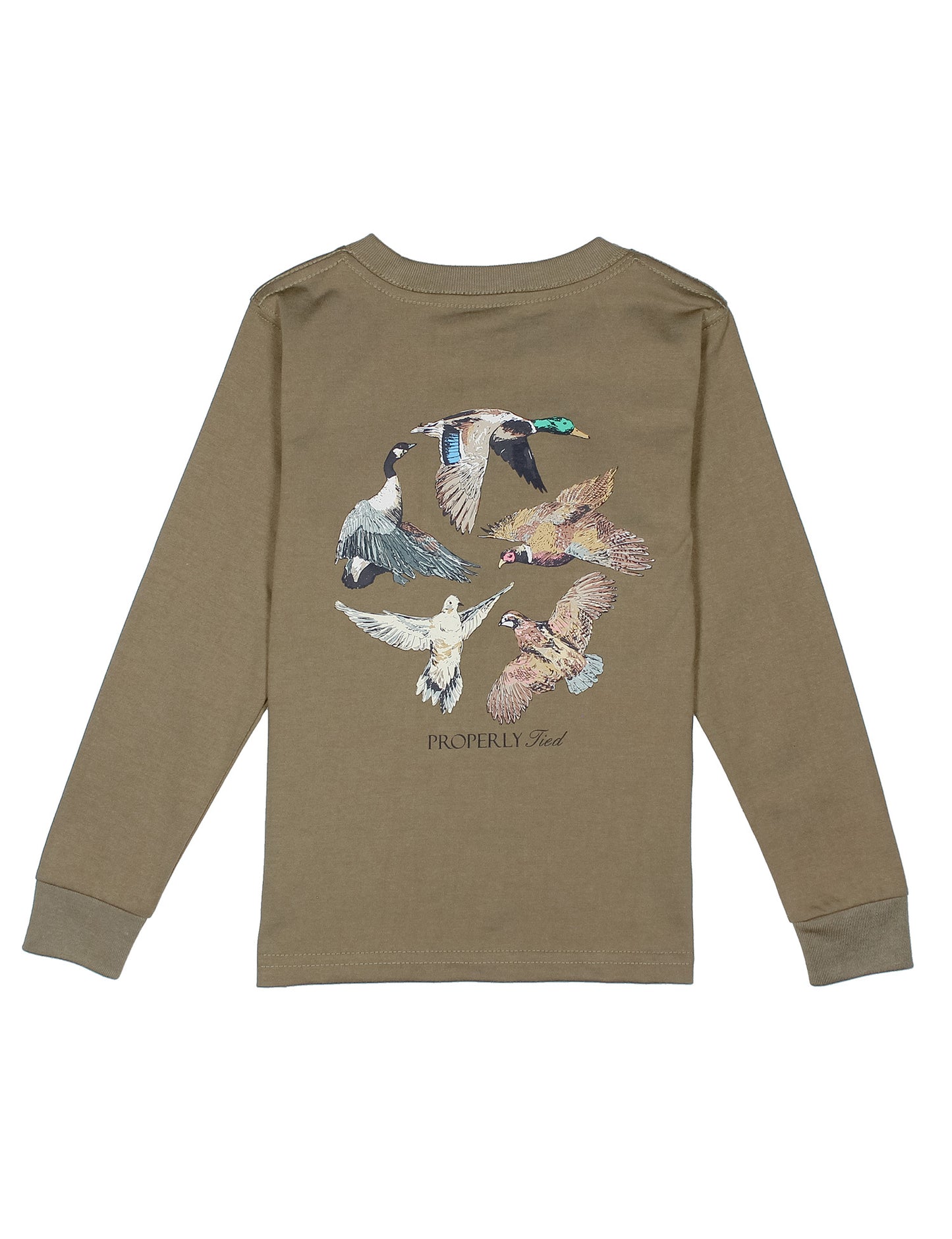 Boys Flock LS Tan