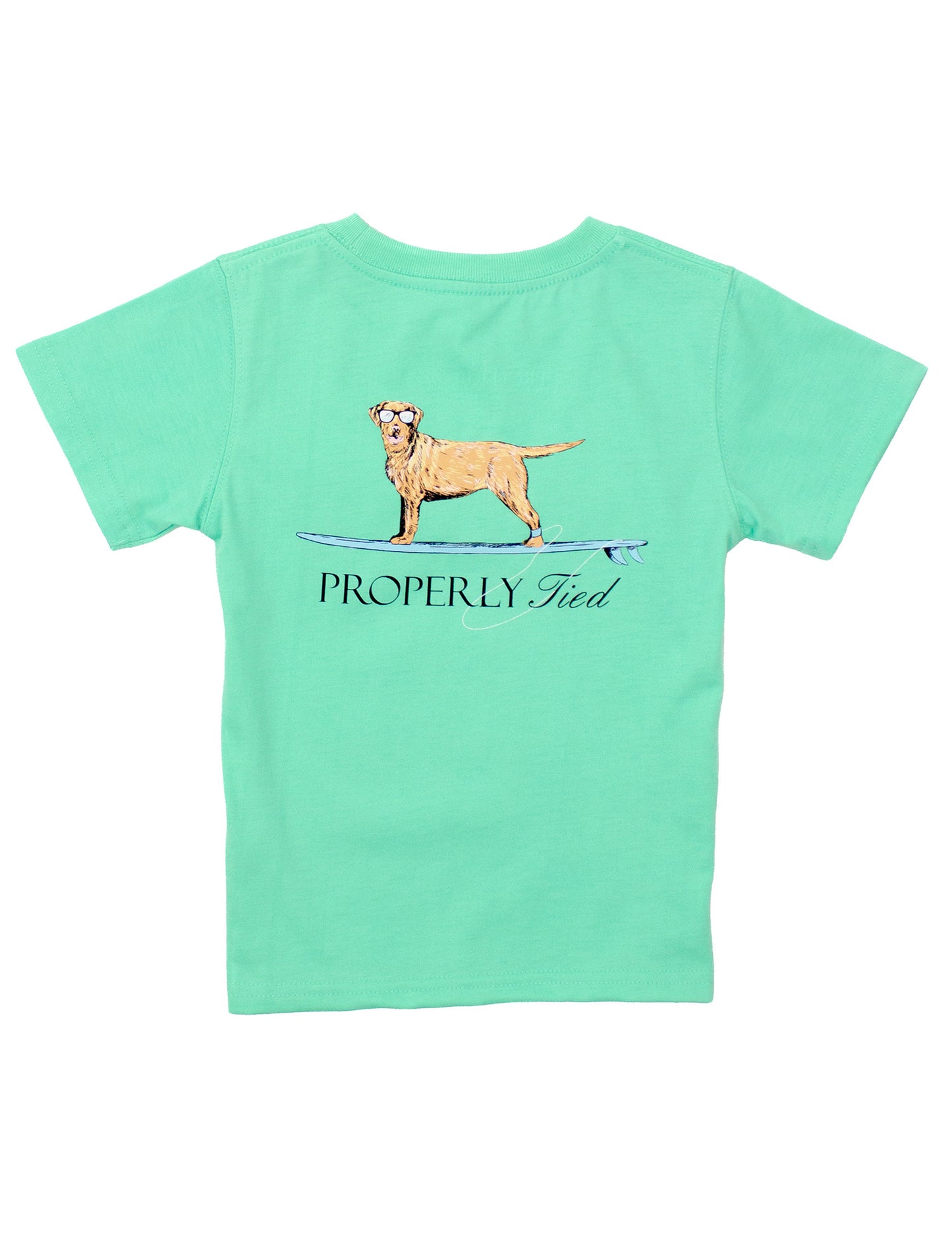 Boys Waverider SS Wash Green
