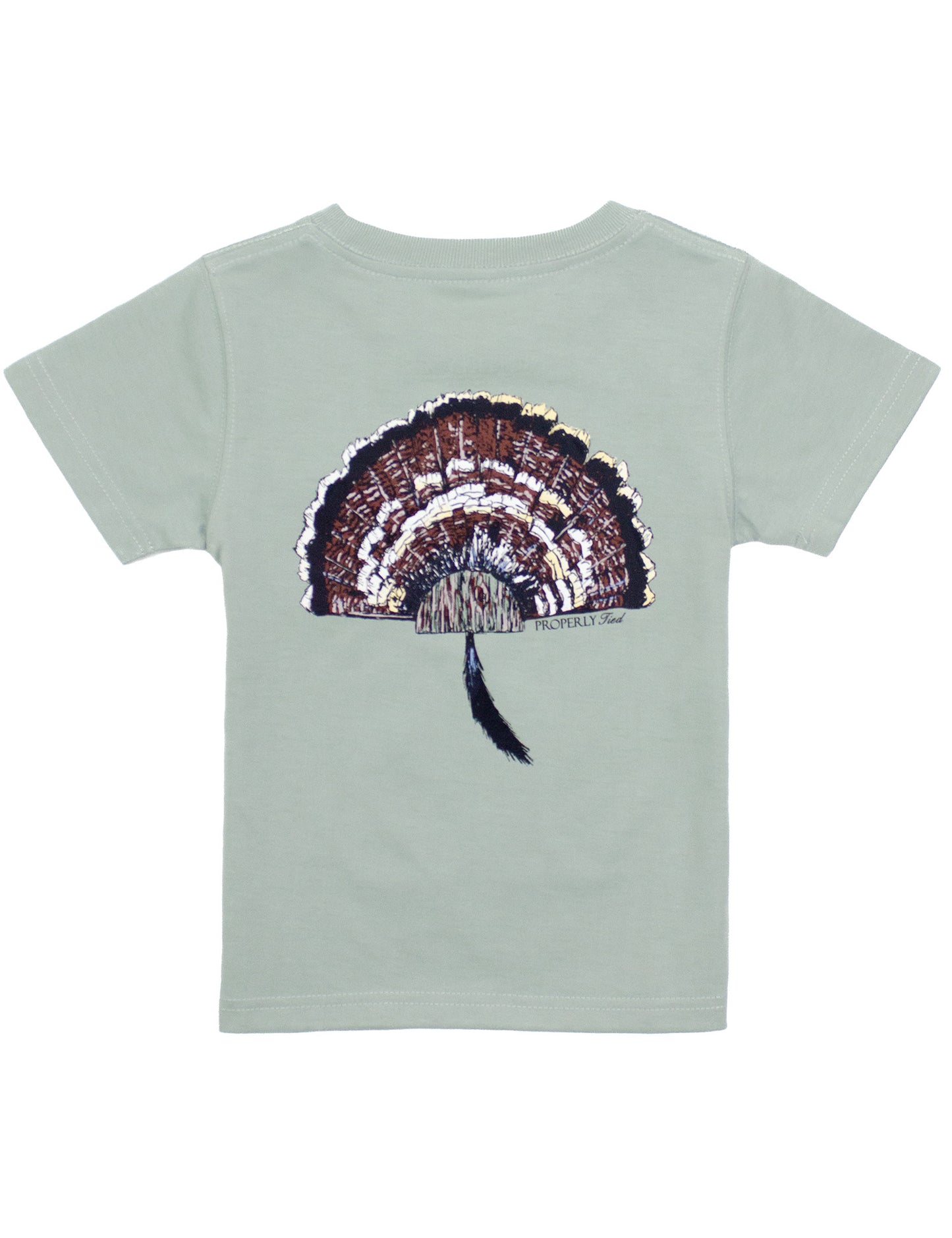 Boys Turkey Mount SS Chrome Gray