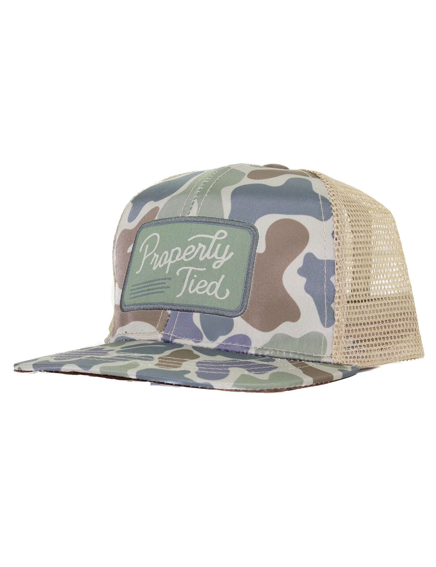Sportsman Trucker Hat- Vintage Camo