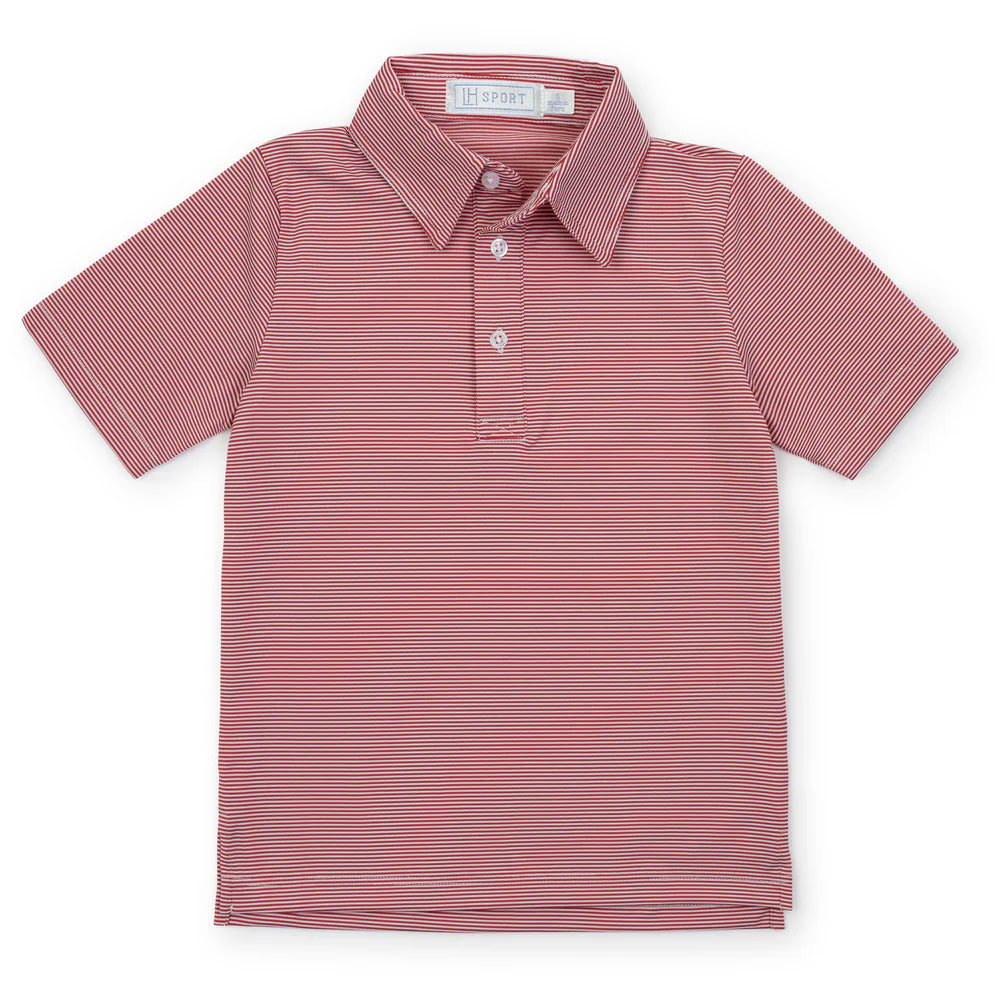 Will Golf Polo- Red Stripes