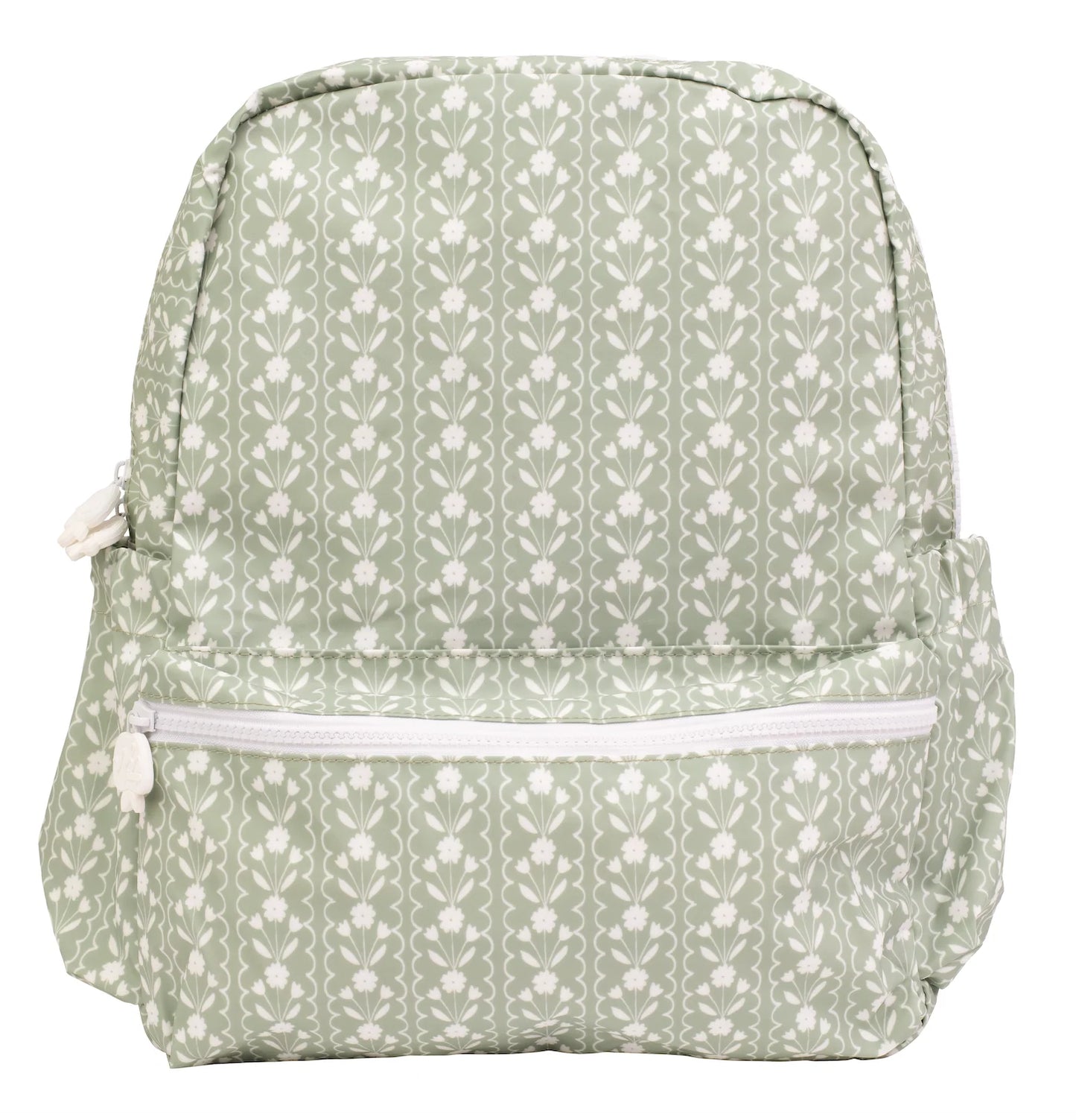 Large Backpack- Sage Floral