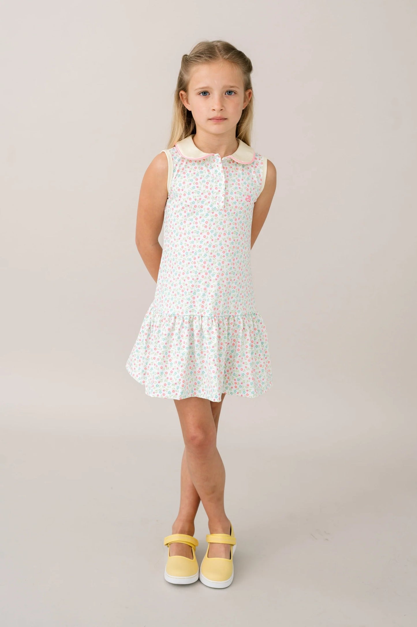 Darla Dress - Petal Pop Floral/ Sunshine Yellow/ Flamingo Pink