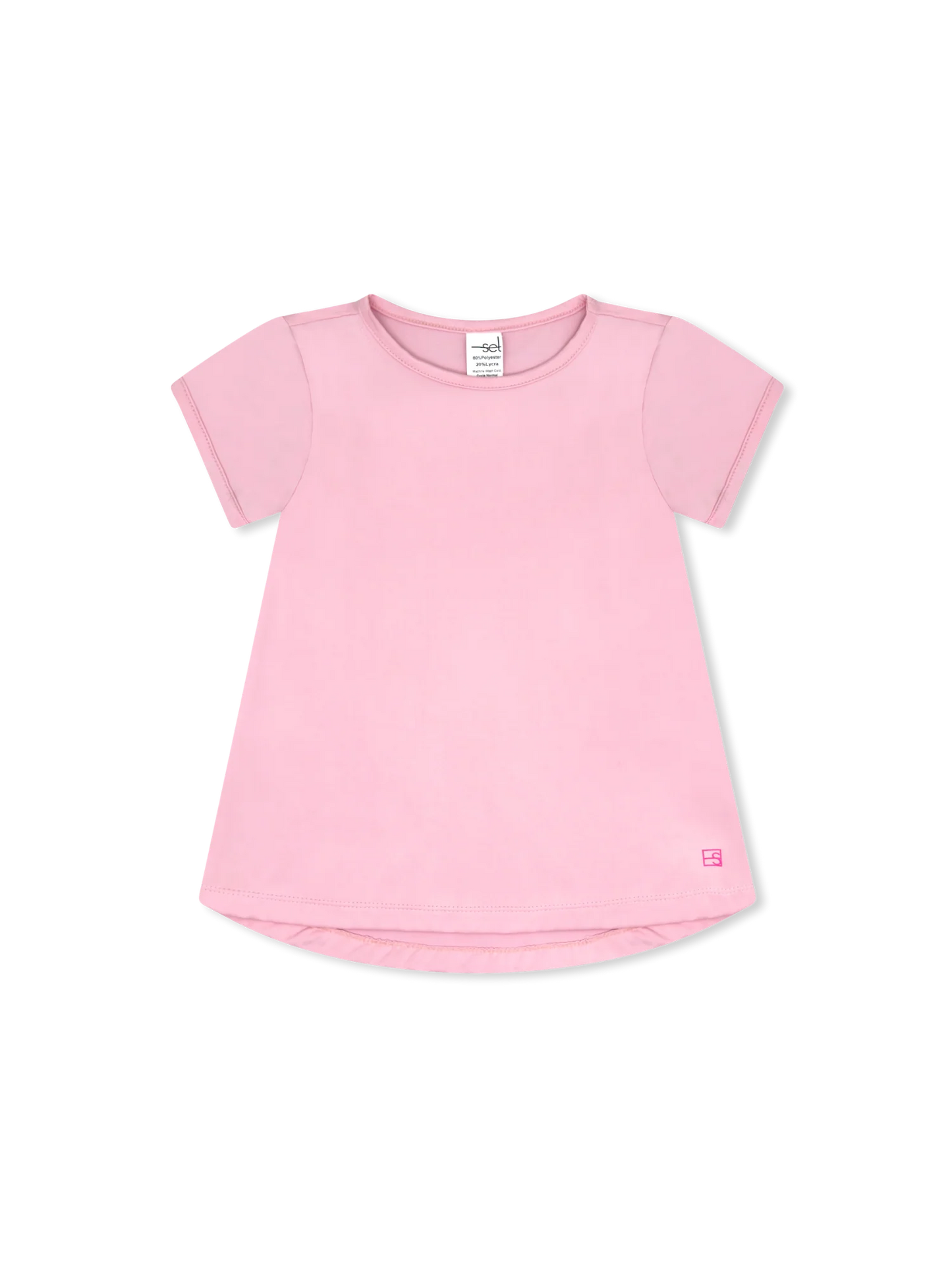 Bridget Basic Tee- Cotton Candy Pink