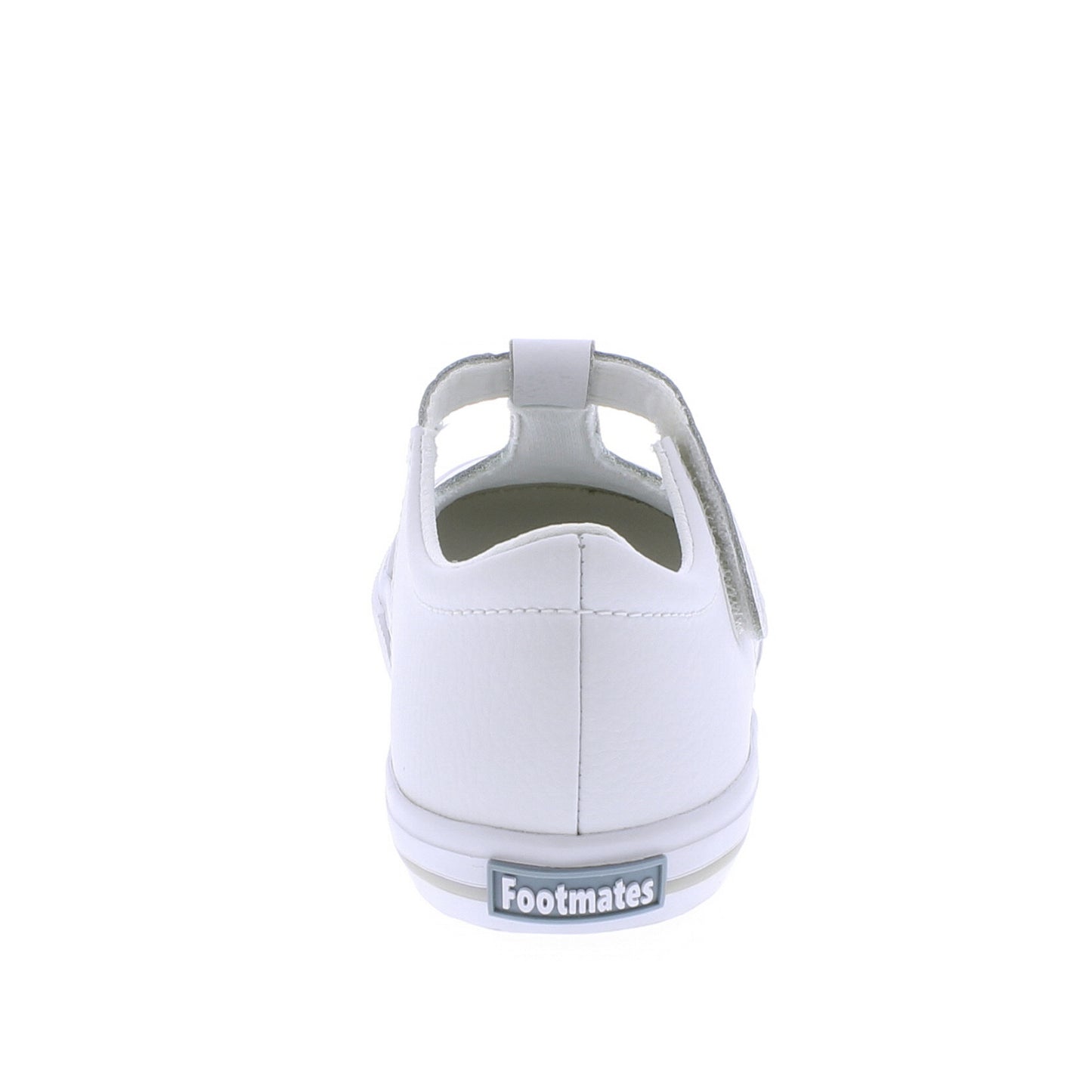 Drew- White Leather/Gray
