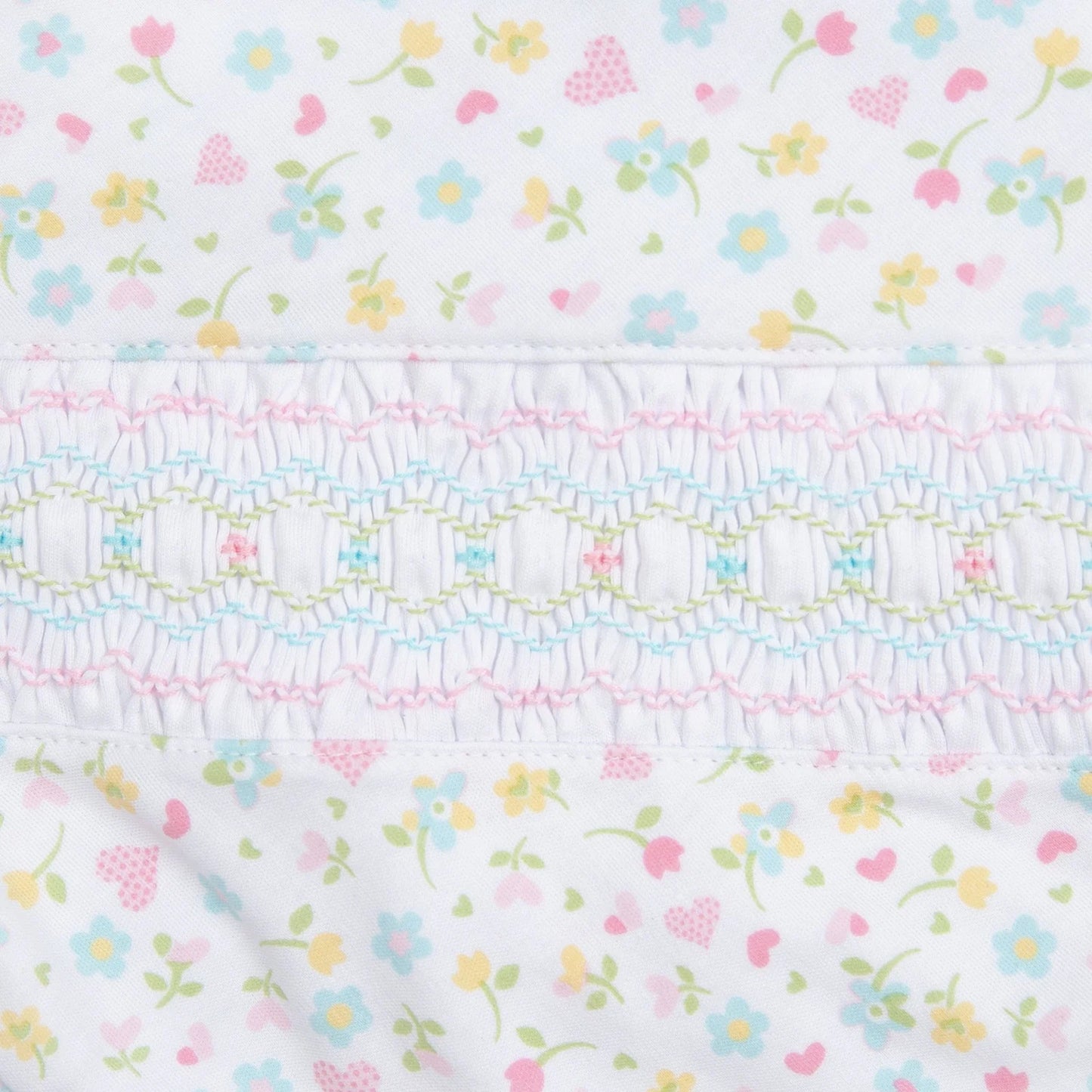 Clara's Classics Smocked Collared Bubble- Toddler