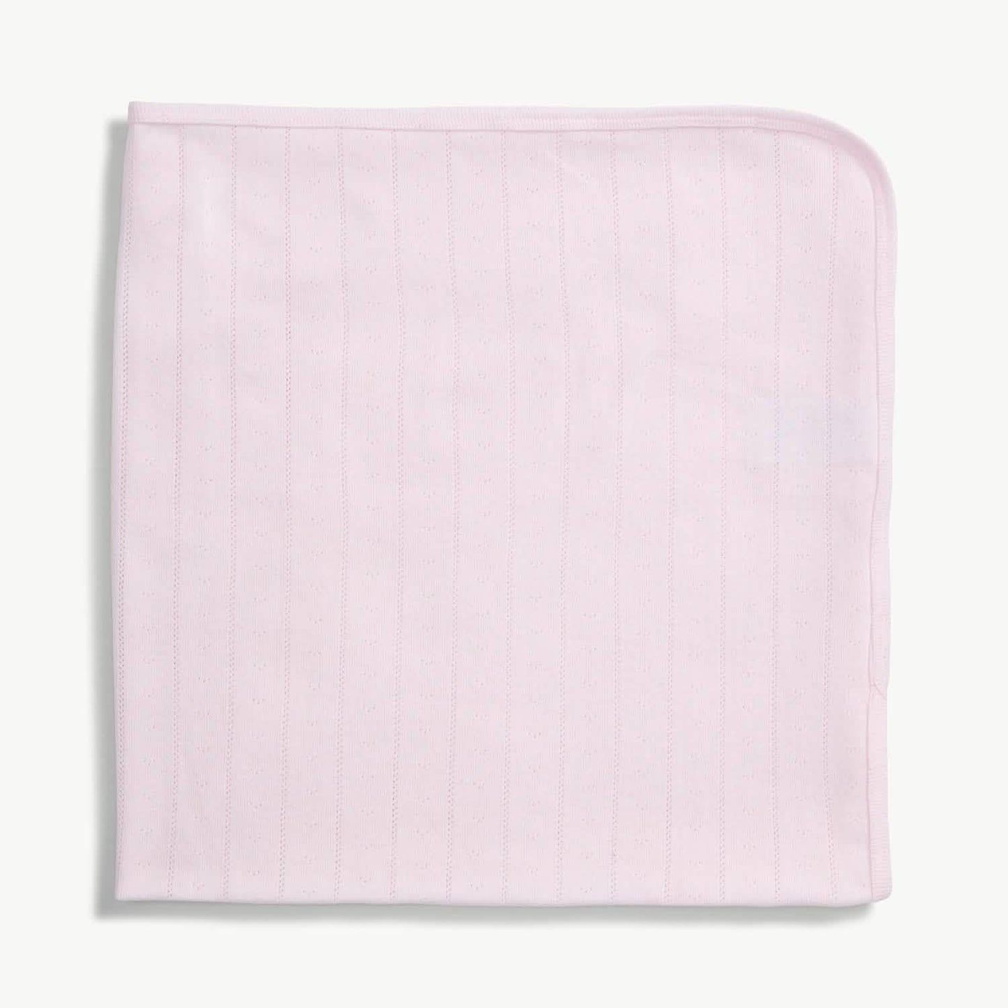 Pink Pointelle Blanket