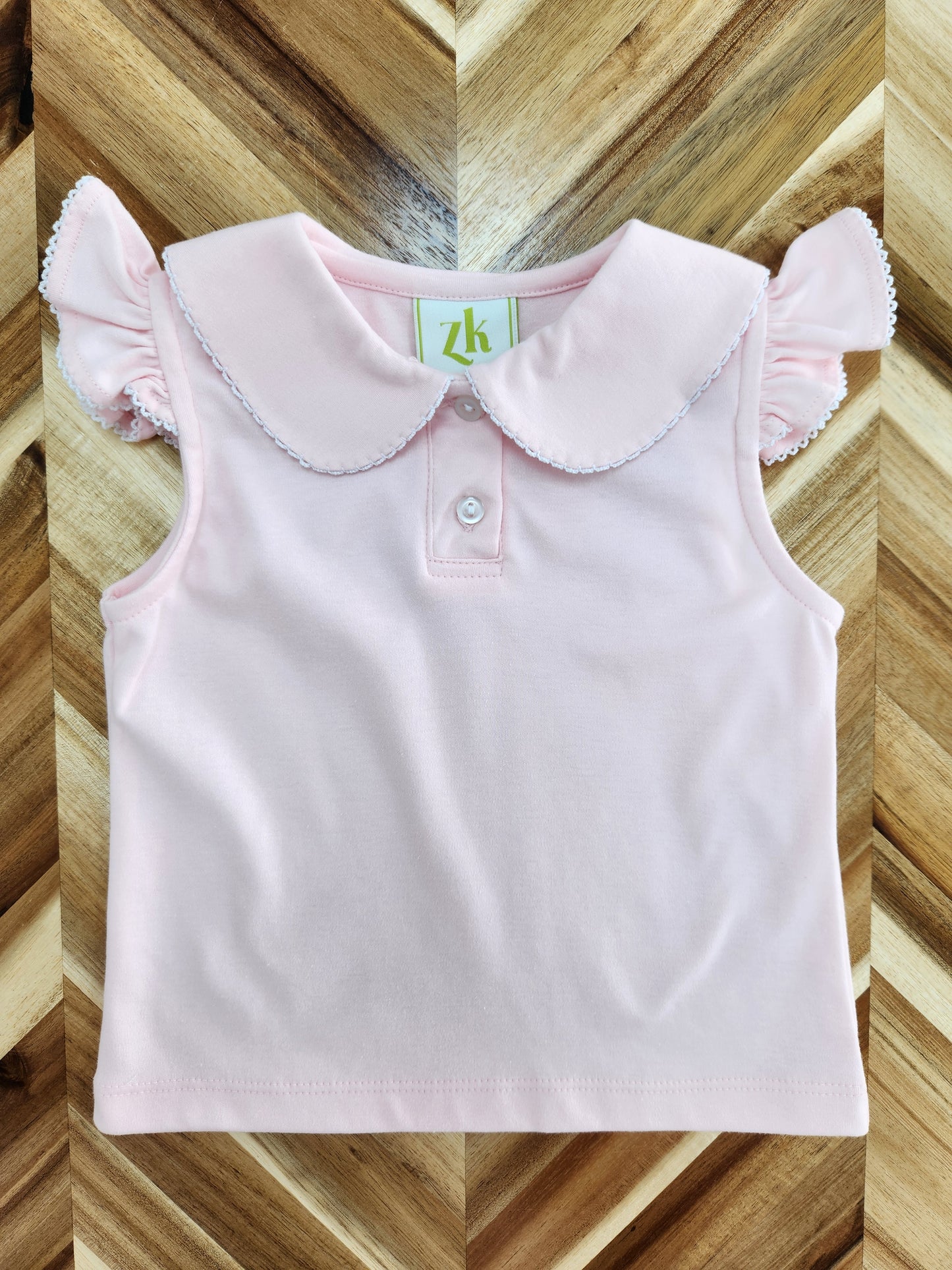 Sophie Polo- Pink Knit