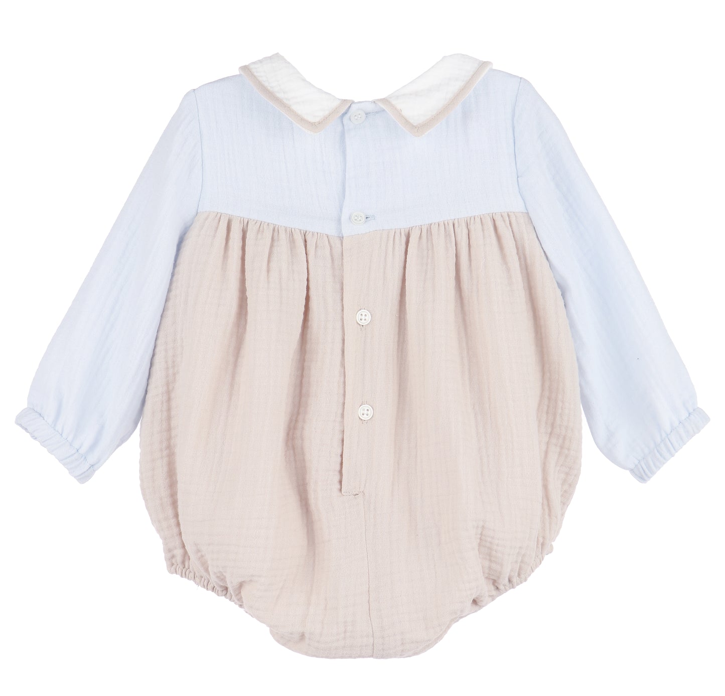 Cuddle Cotton Boy Bubble- Blue