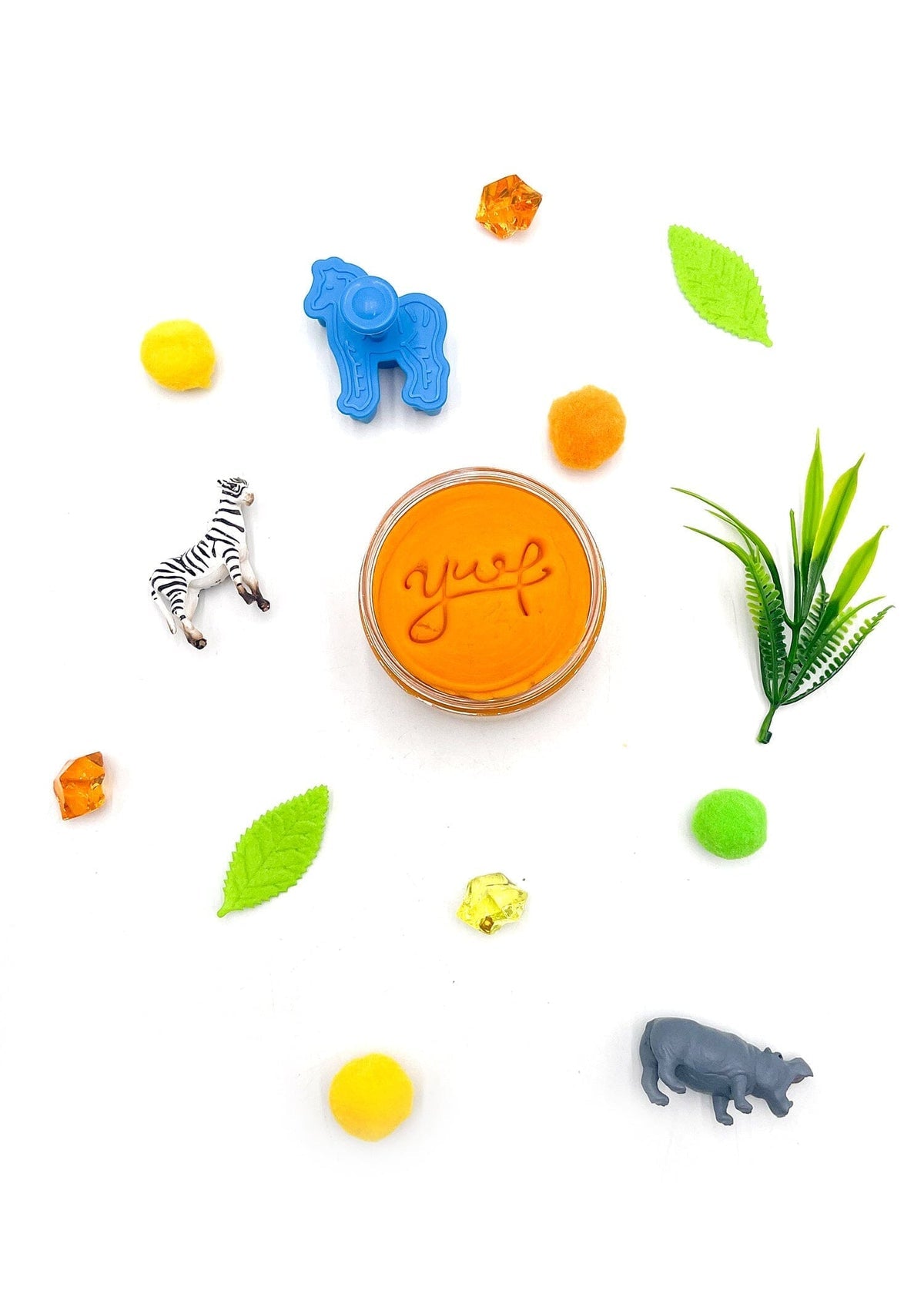Grab & Go Dough Jar- Zoo