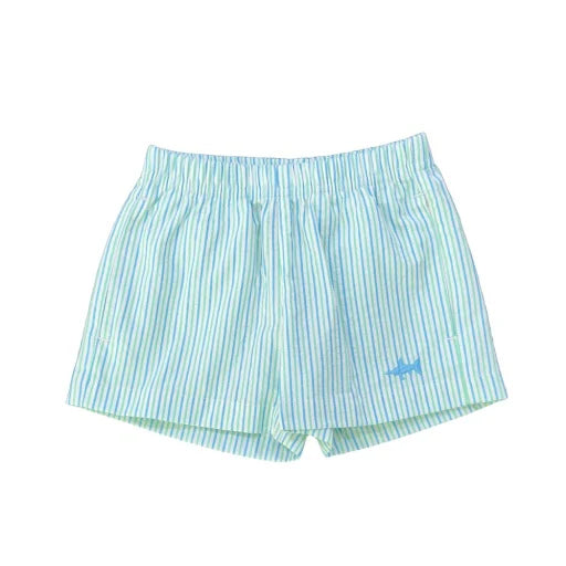 Naples Seersucker Short- Coastal Stripe