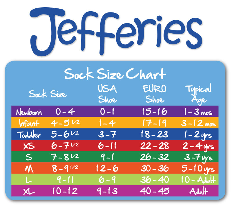 Non-Skid Turn Cuff Socks 3 Pair Pack- Girls Multi