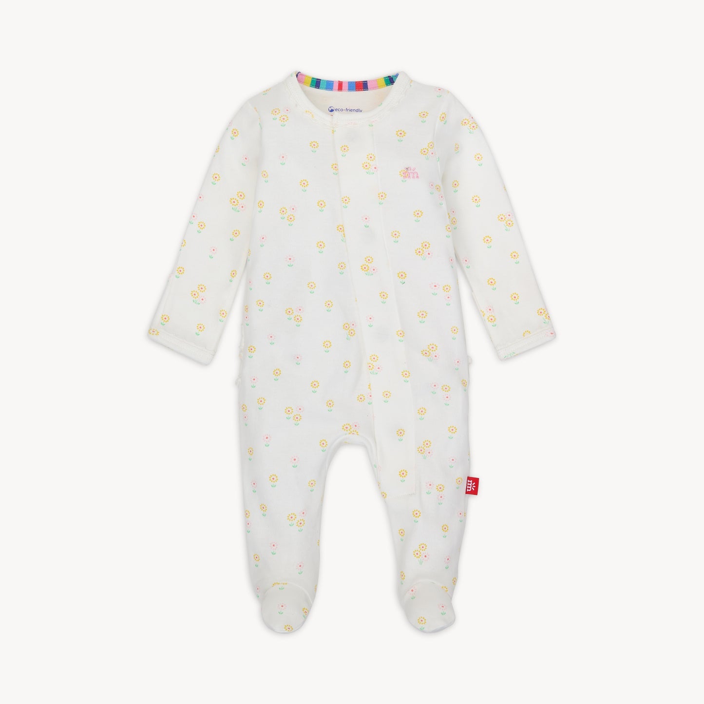 Evangeline Organic Cotton Ruffle Footie