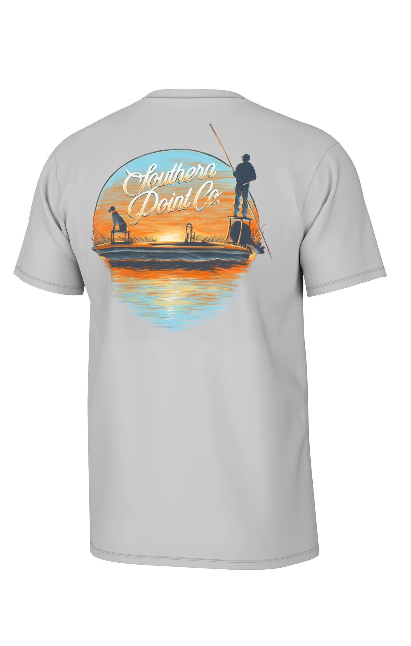 Skiff Skipper Short Sleeve Tee- Glacier Gray