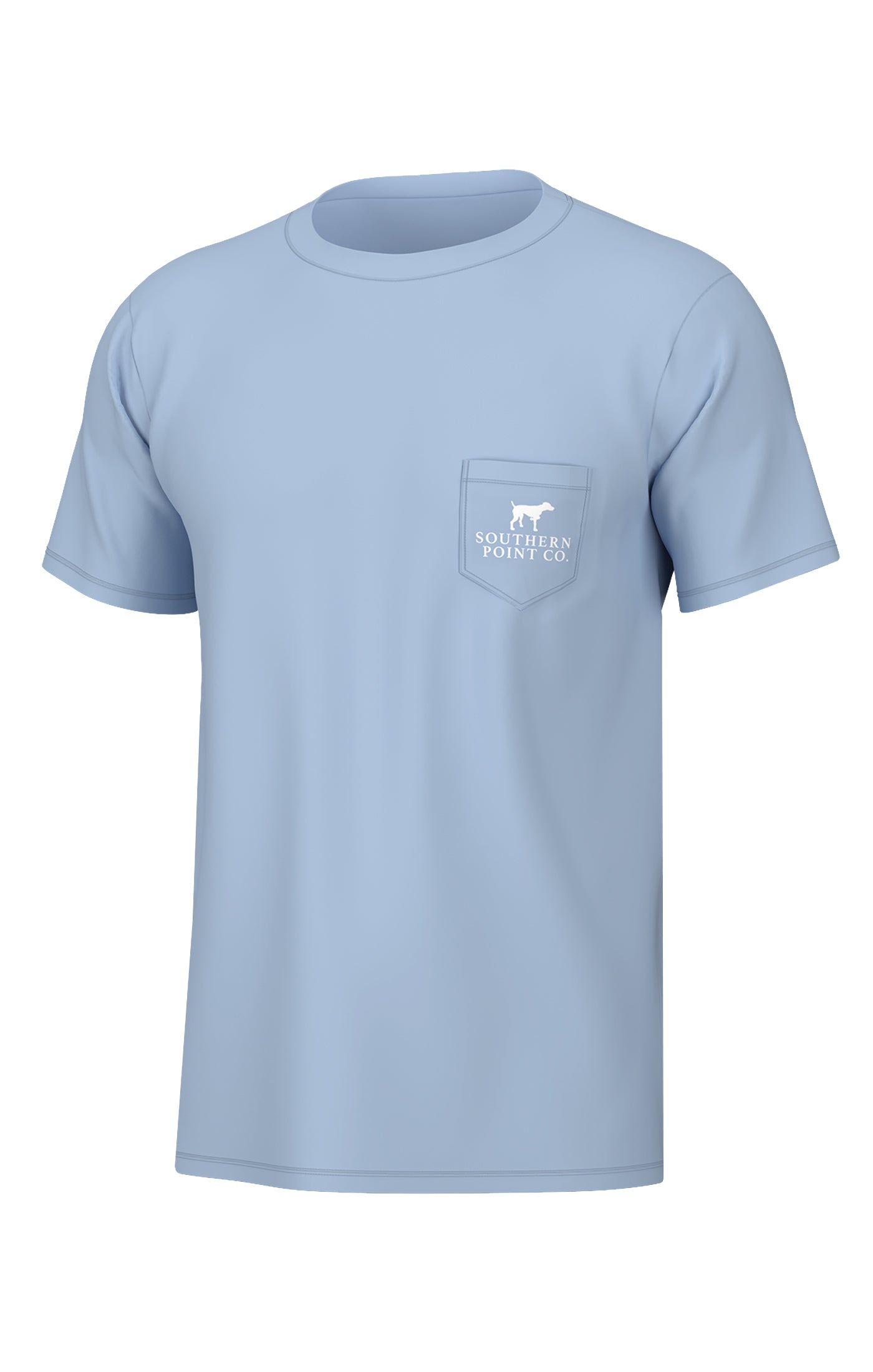Pointer Pontoon Short Sleeve Tee- Blue Sky