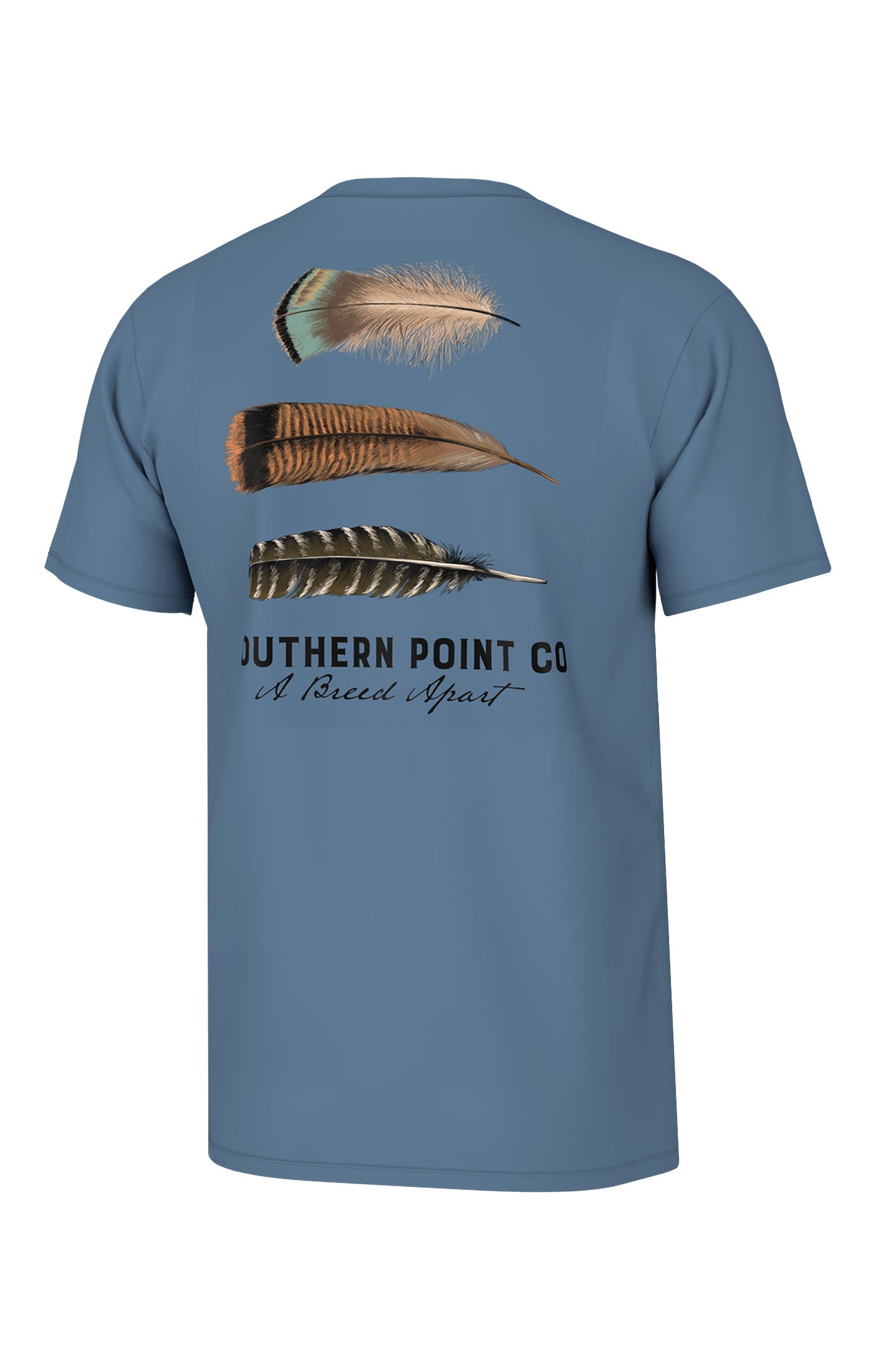 Greyton Detail Short Sleeve Tee- Captain Blue