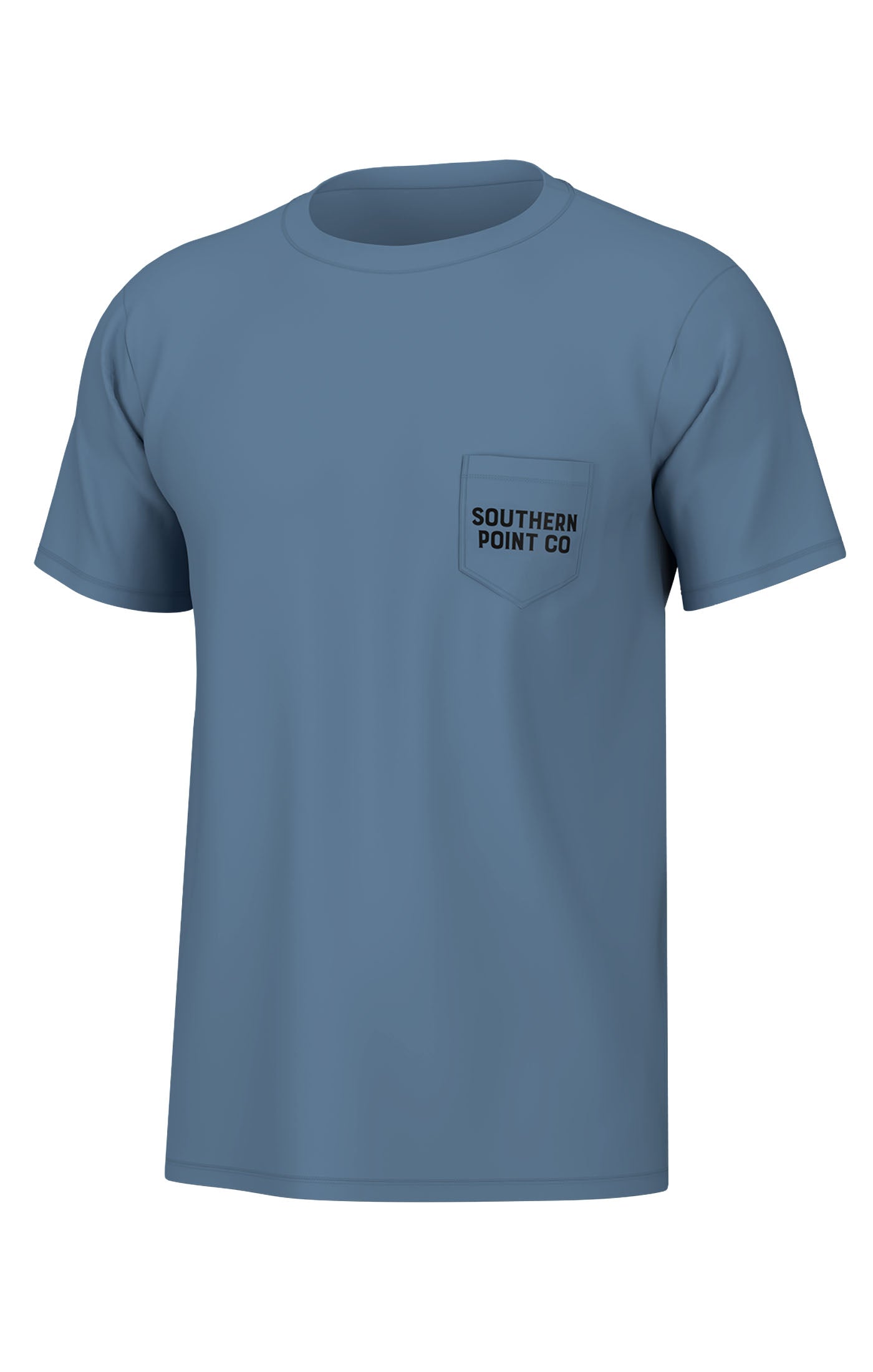 Greyton Detail Short Sleeve Tee- Captain Blue