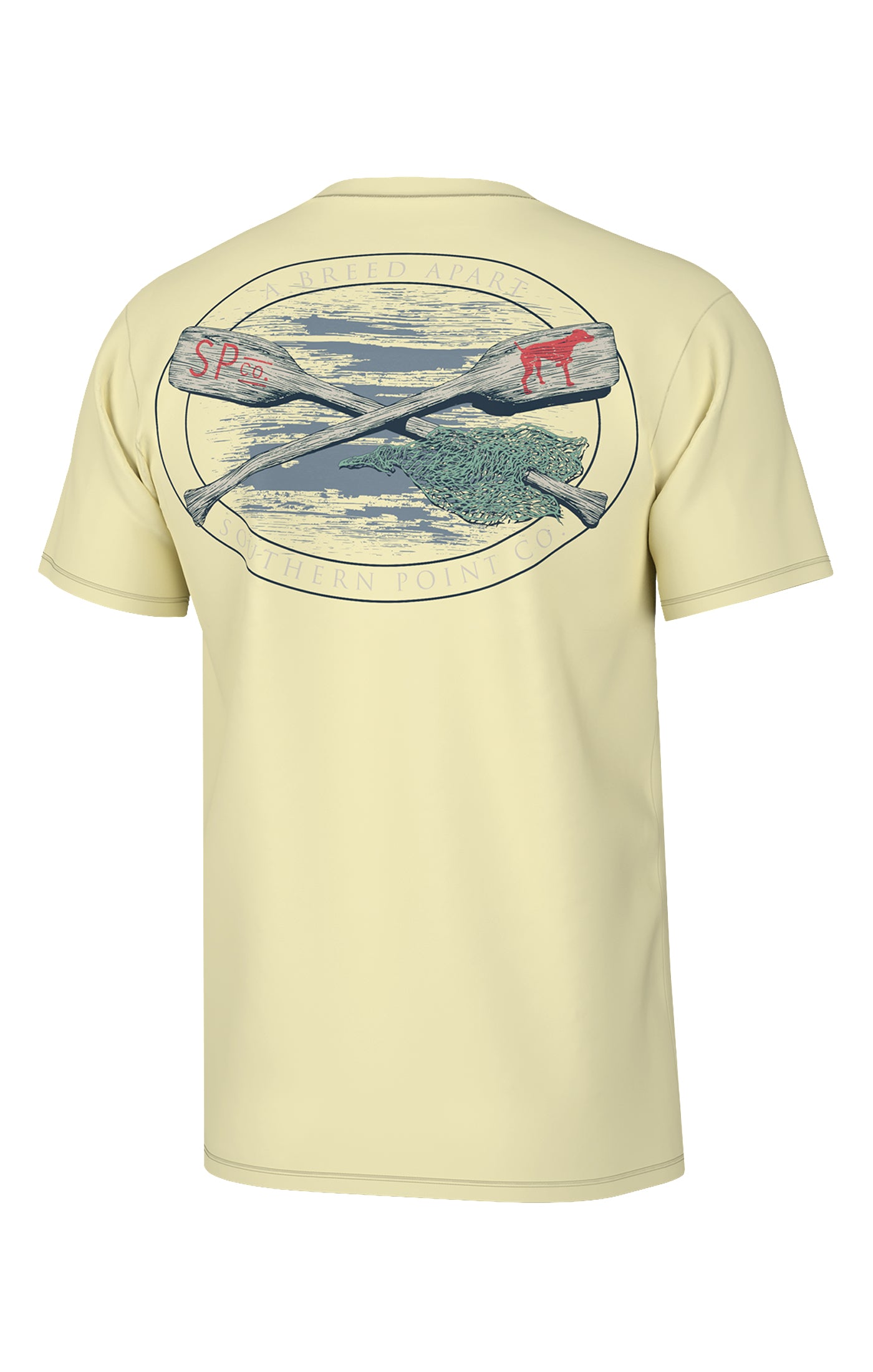 Weathered Oars Short Sleeve Tee- Sunlight