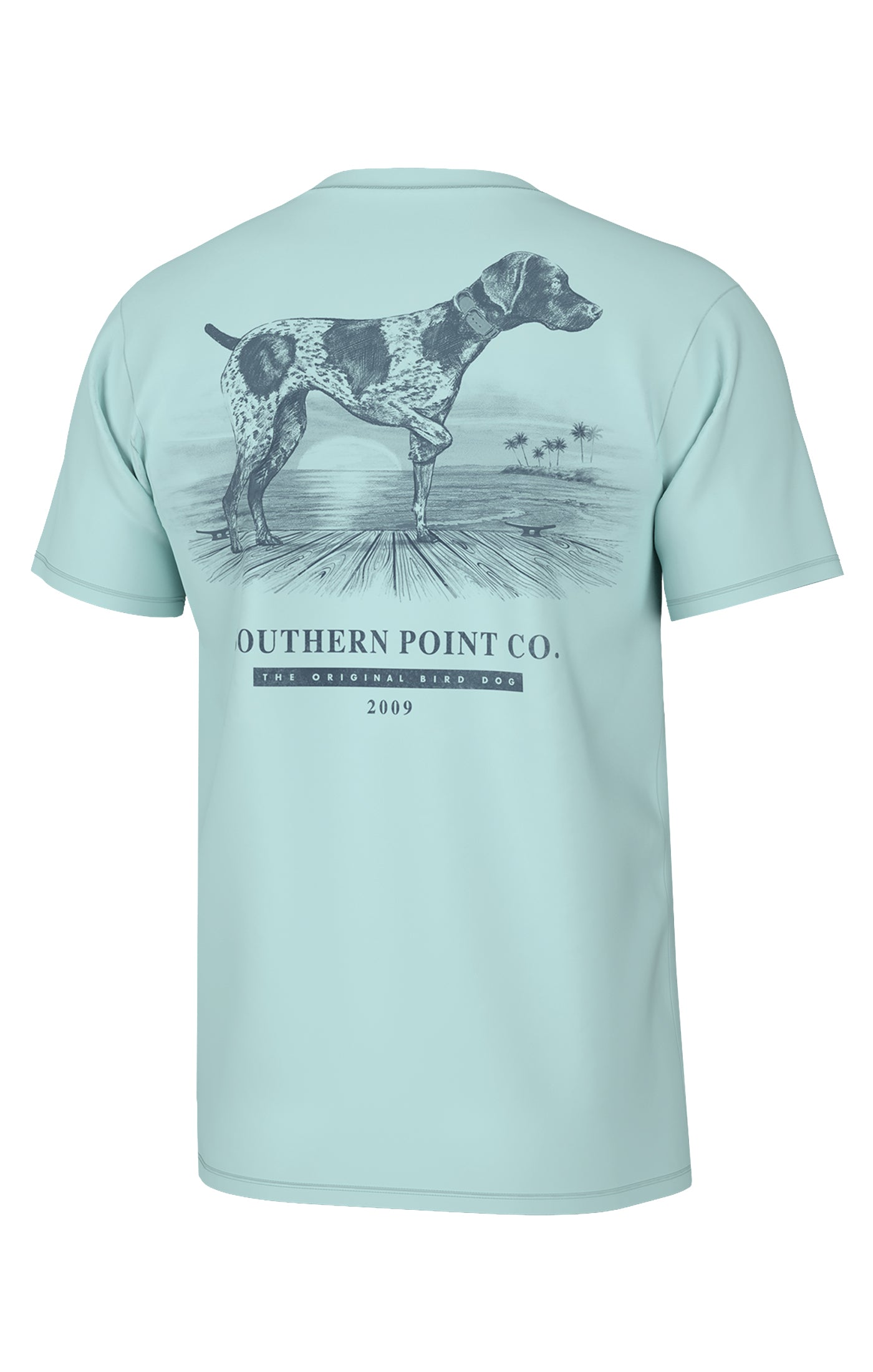 Beachin Greyton Short Sleeve Tee- Pool Water