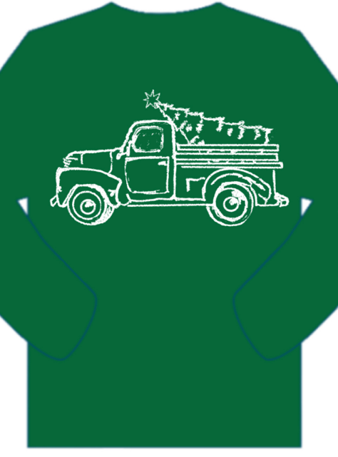 LS Green Truck T-Shirt