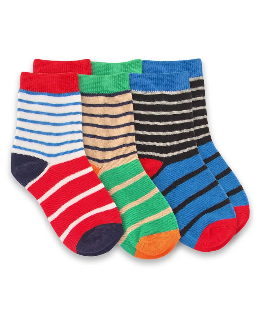 Fun Stripe Crew Socks