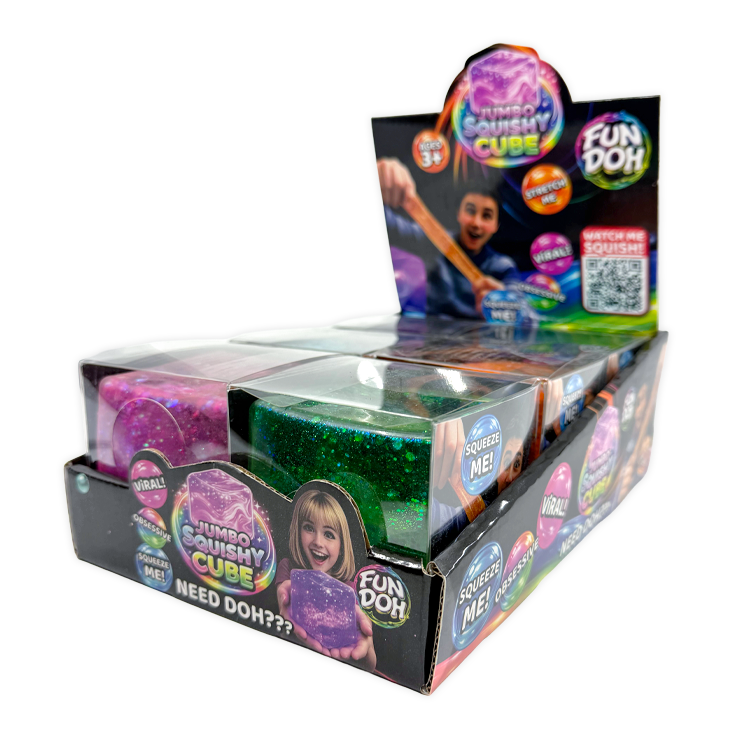 Fun Doh Jumbo Squishy Cube Assortment