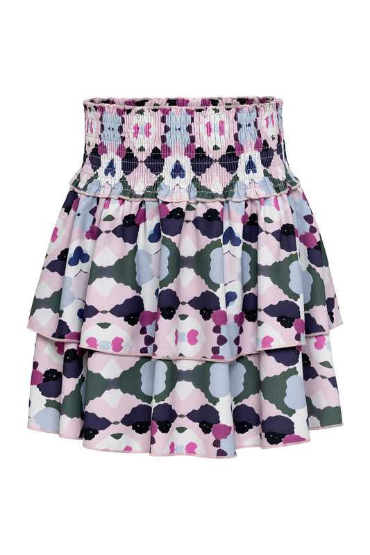 Scottie Skirt- Magenta Ink Blot