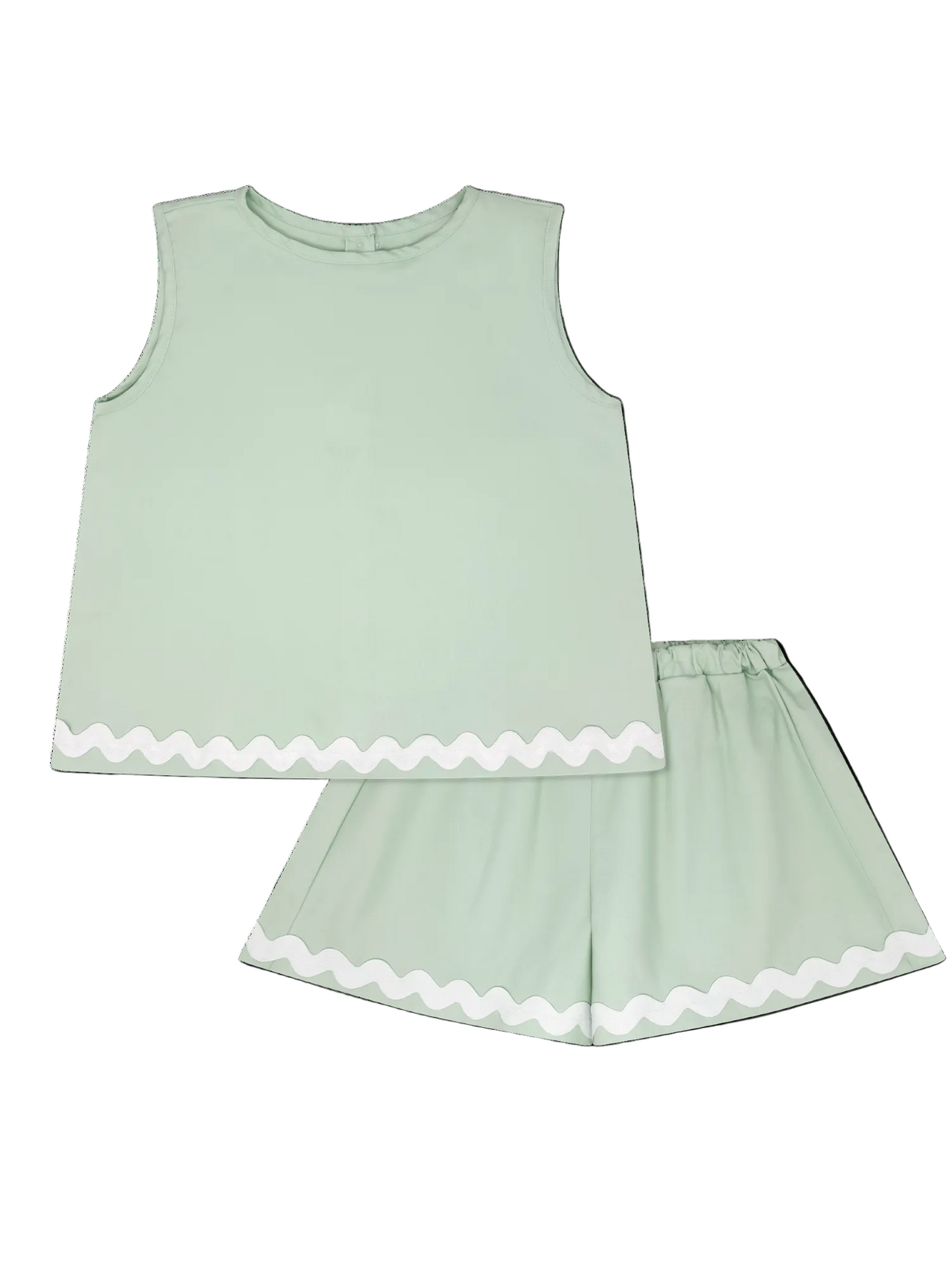 Reagan Ric Rac Set- Seaside Mint
