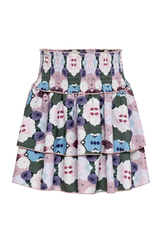 Scottie Skirt- Teal Ink Blot