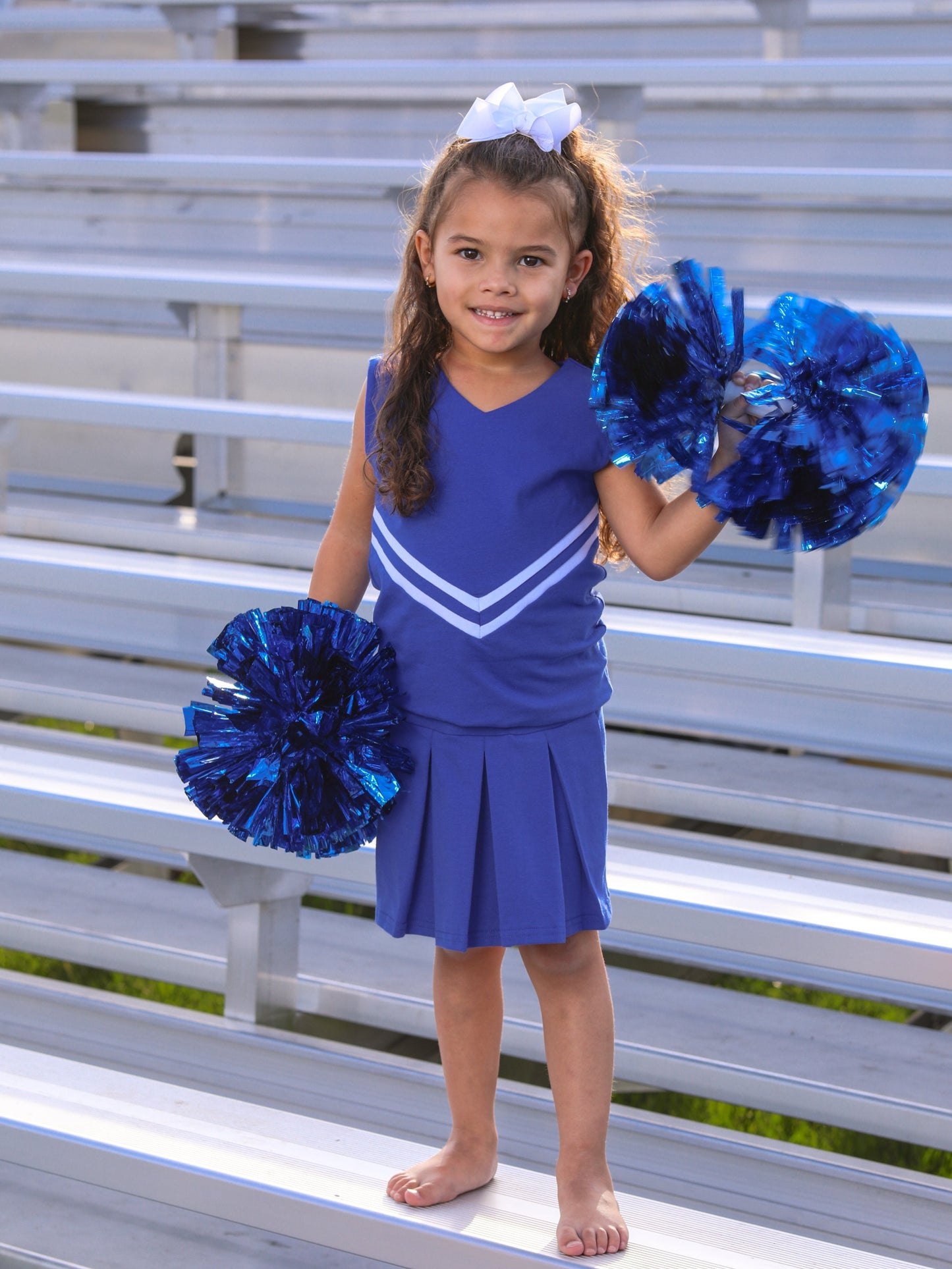 Cheer Uniform Set- Royal Blue