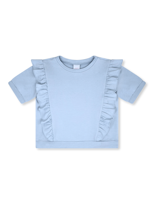 Magnolia Top- Boardwalk Blue
