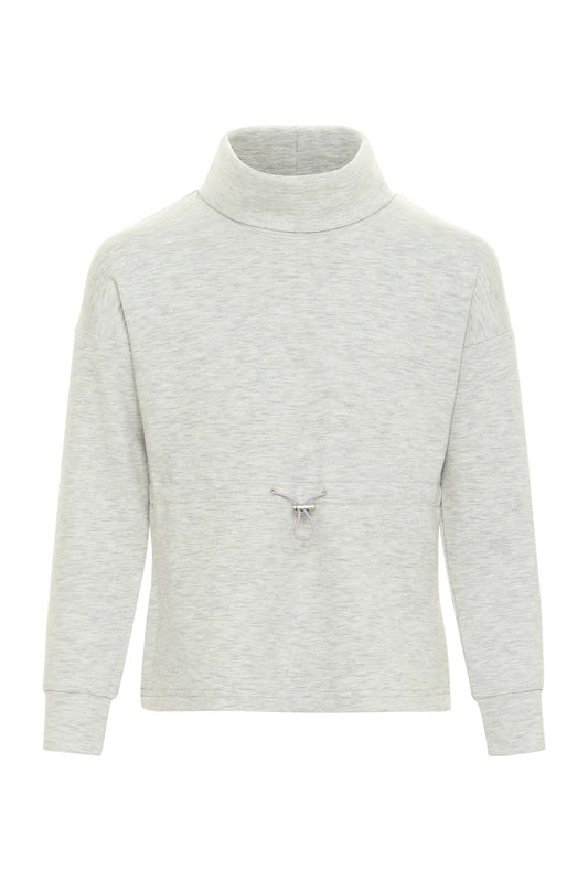 Nell Top- Gray/Lilac Cozy