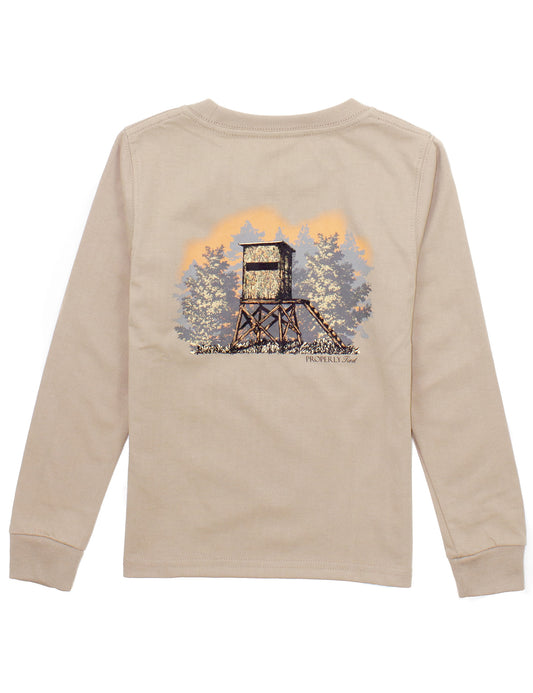 Boys Deer Stand LS Sand