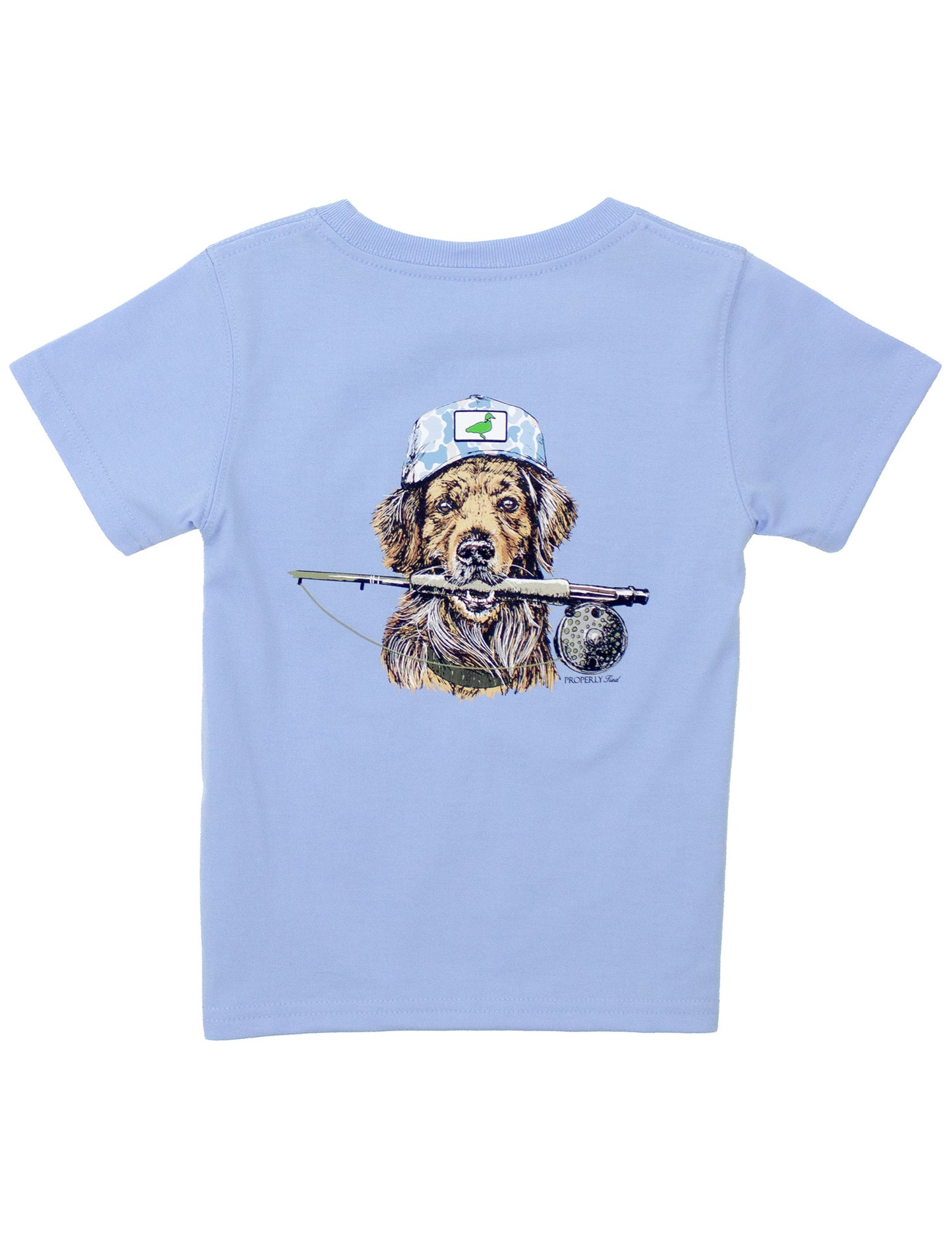 Boys Fishing Buddy SS Light Blue