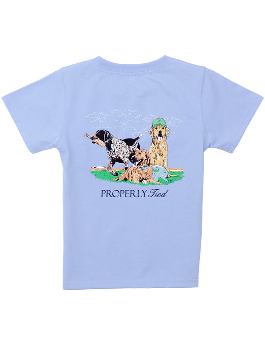 Boys Diamond Dogs SS Light Blue