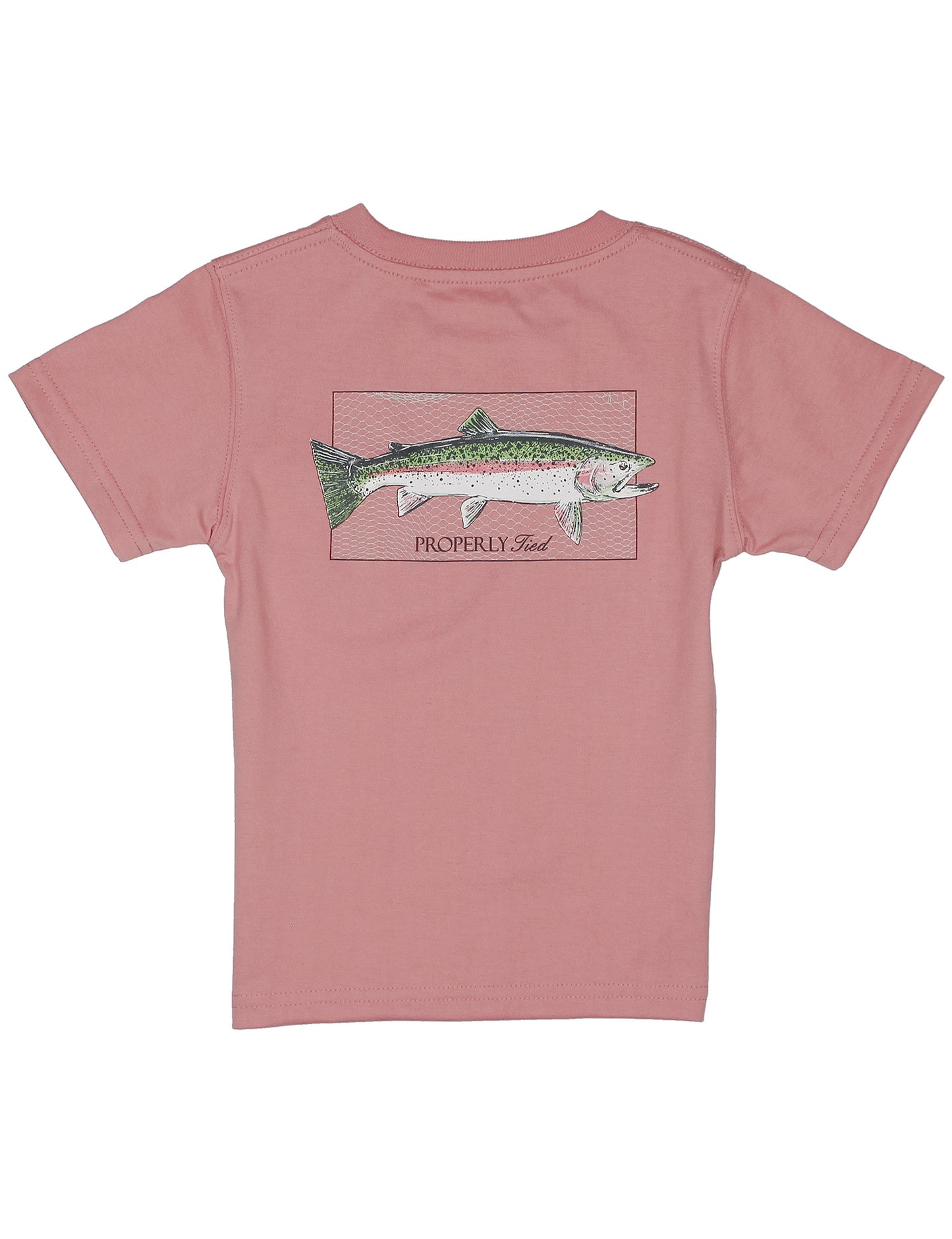 Boys Rainbow Trout SS Salmon