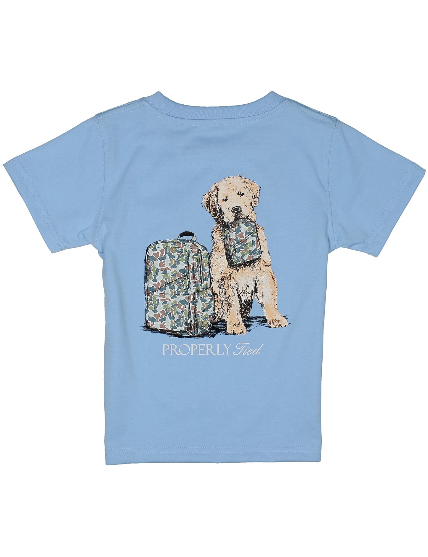 Boys Study Buddy SS Light Blue